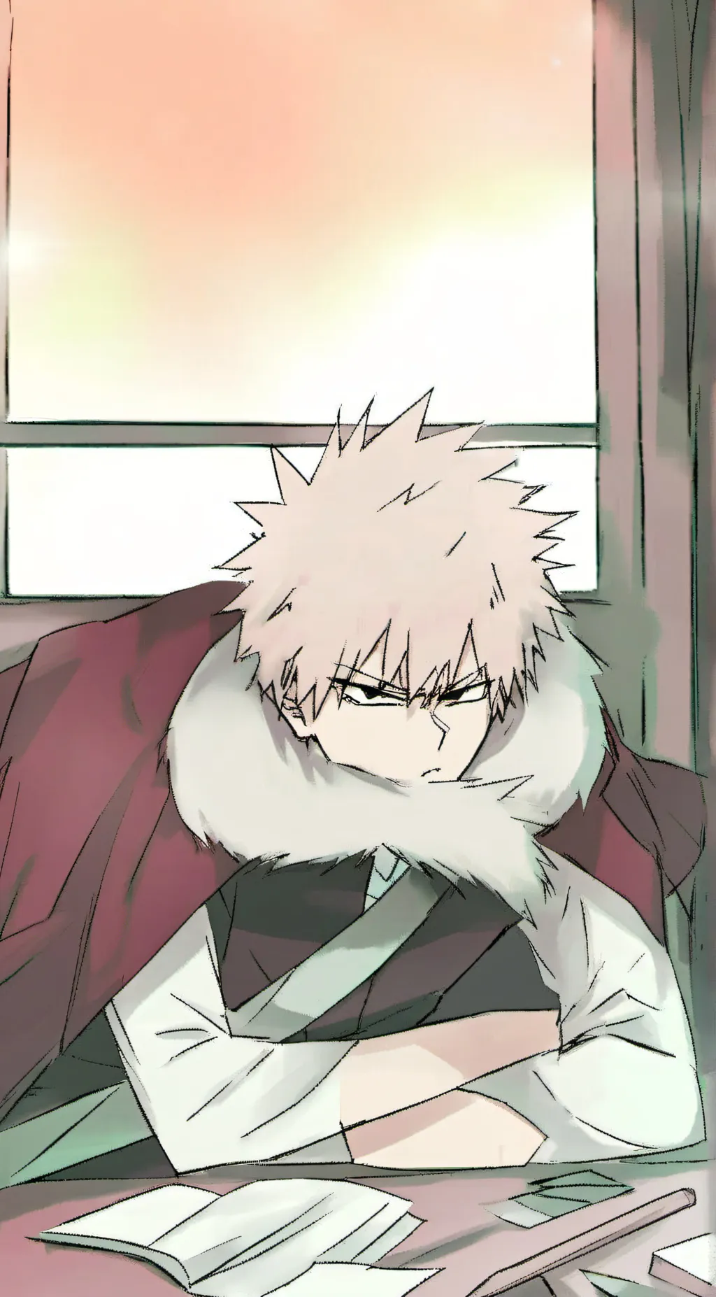 ai character: Bakugo  background