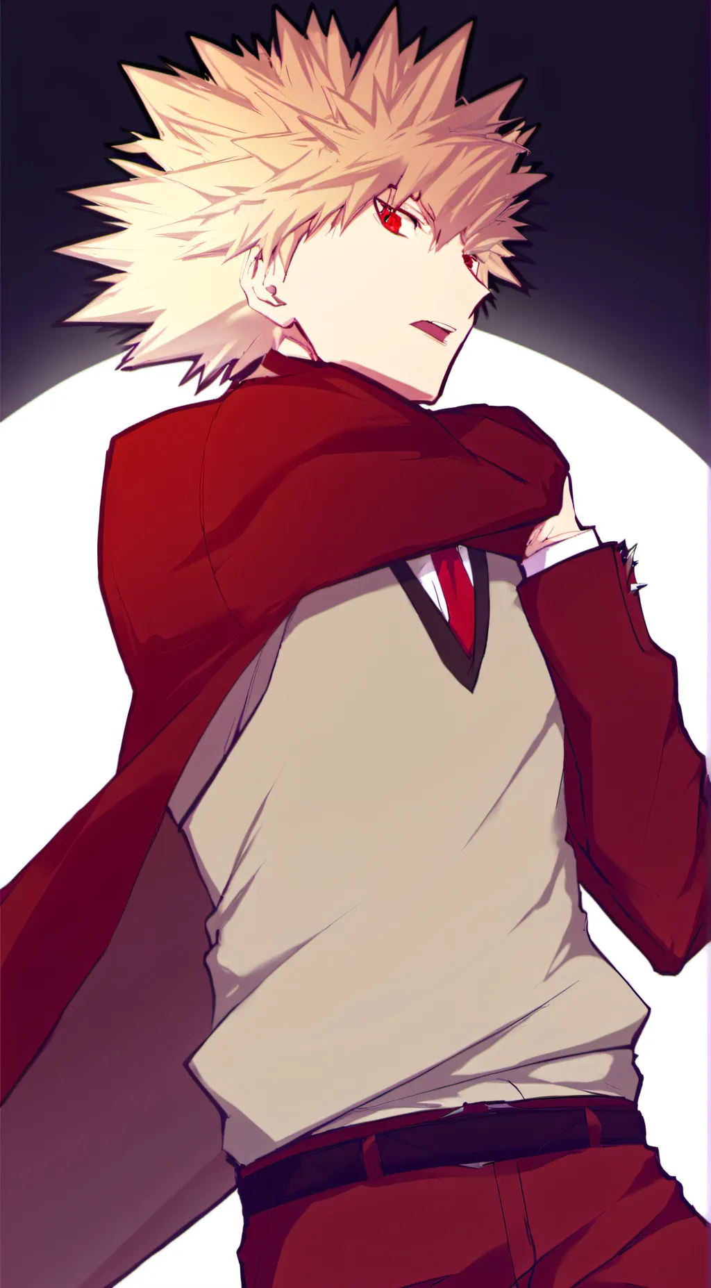 ai character: Bakugo background