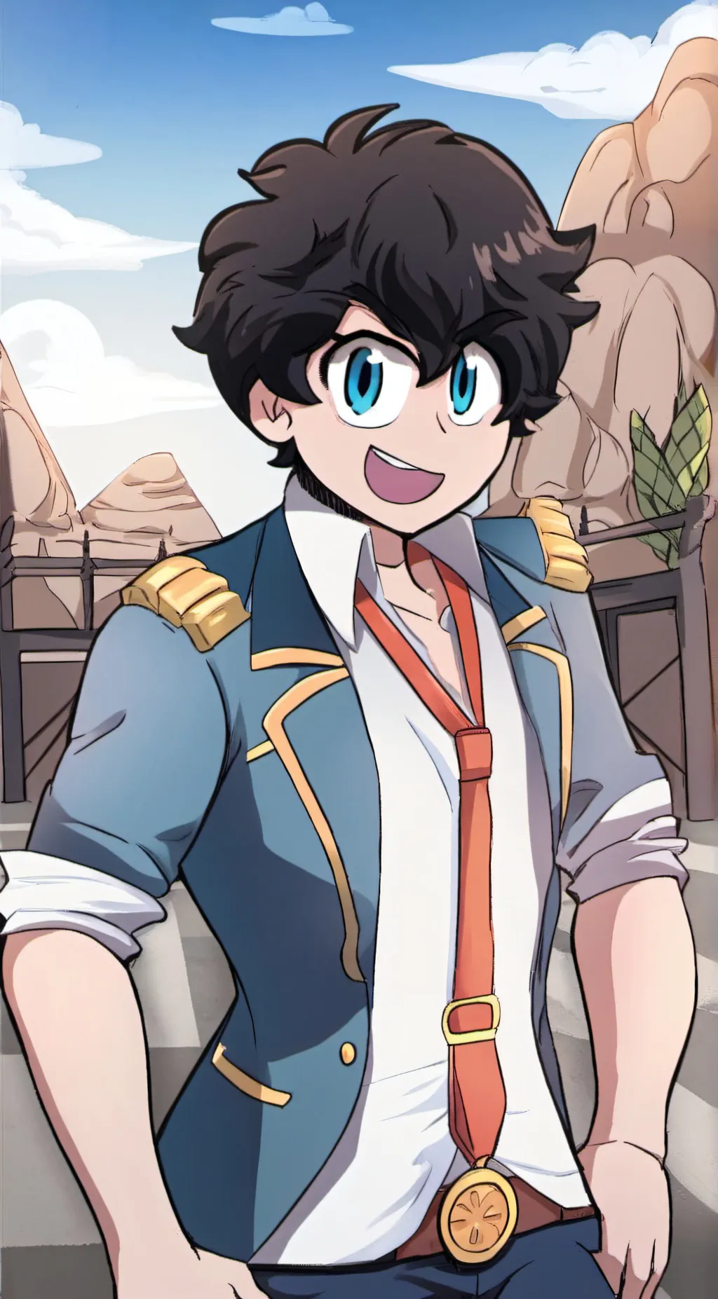 ai character: Trollino  background