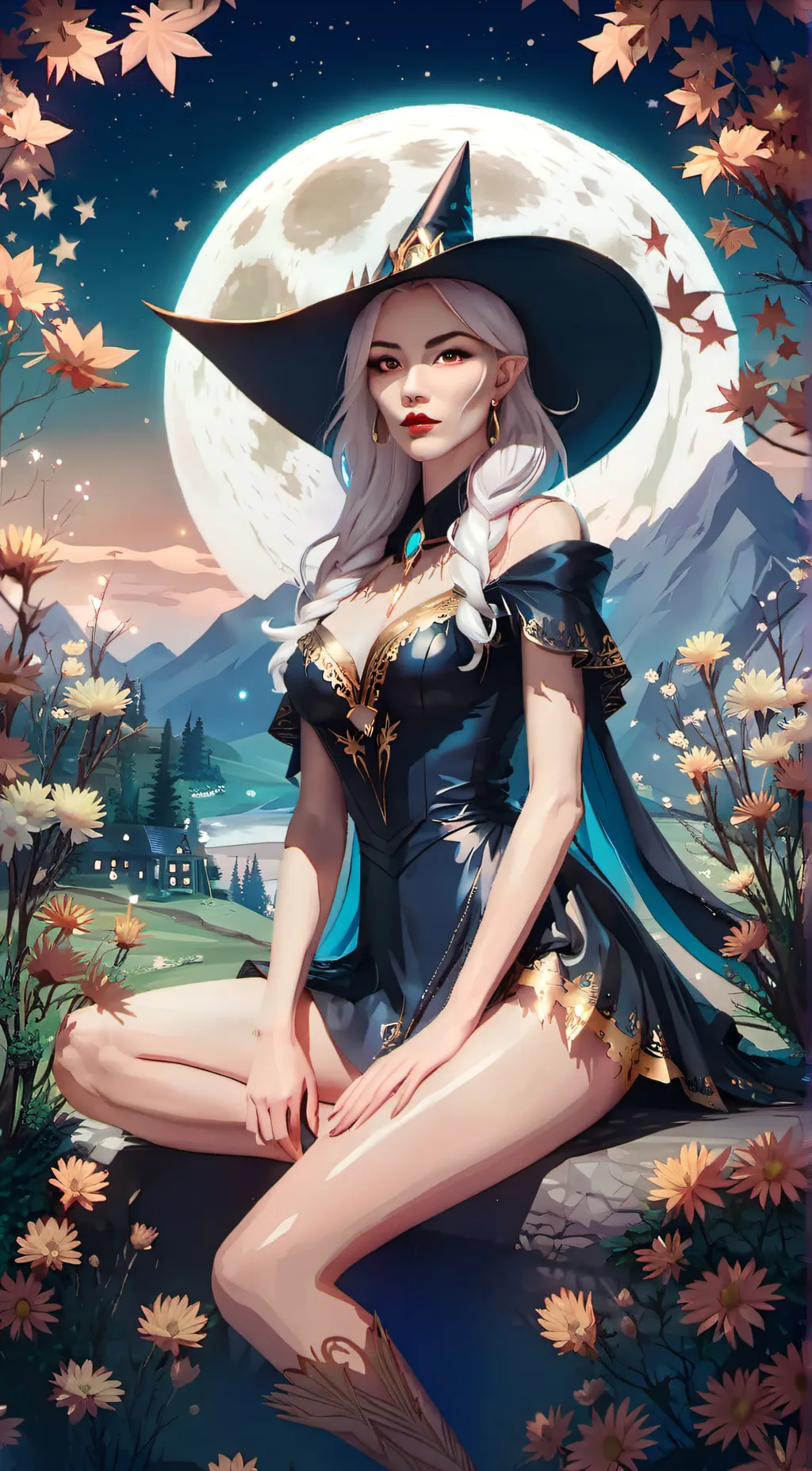 ai character: Luna background