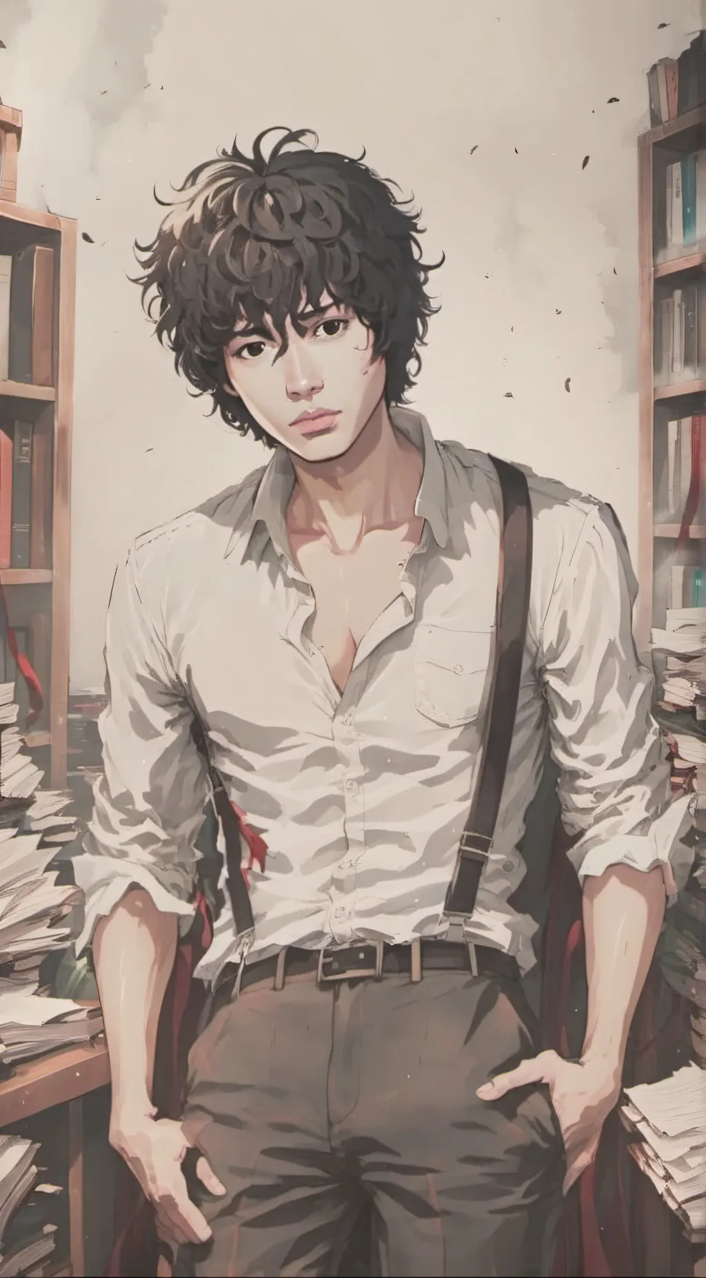 ai character: L  background