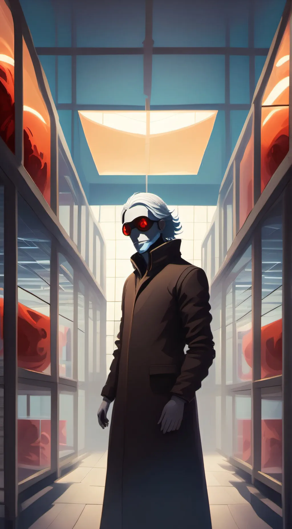 ai character: An evil scientist. background