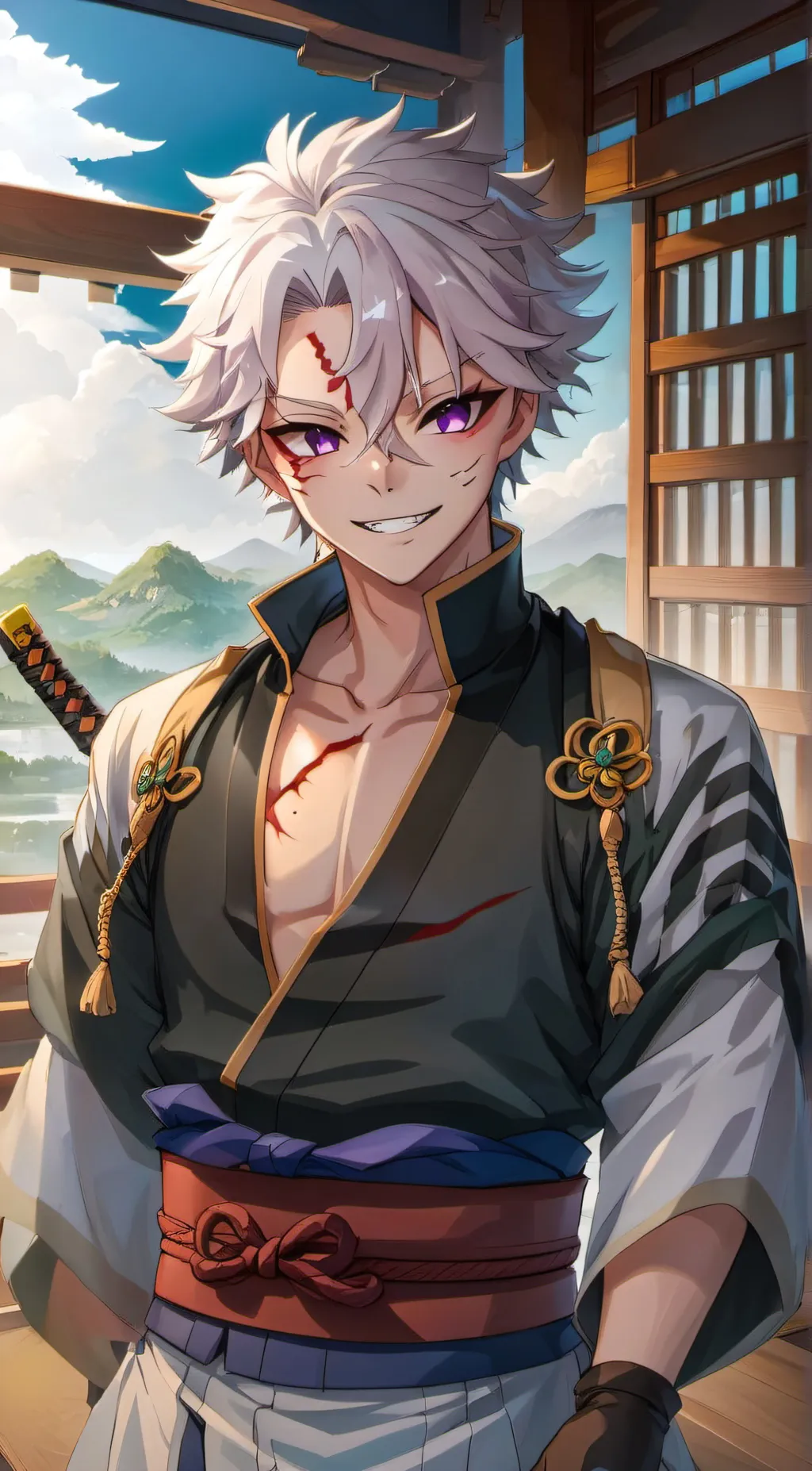 ai character: sanemi  background