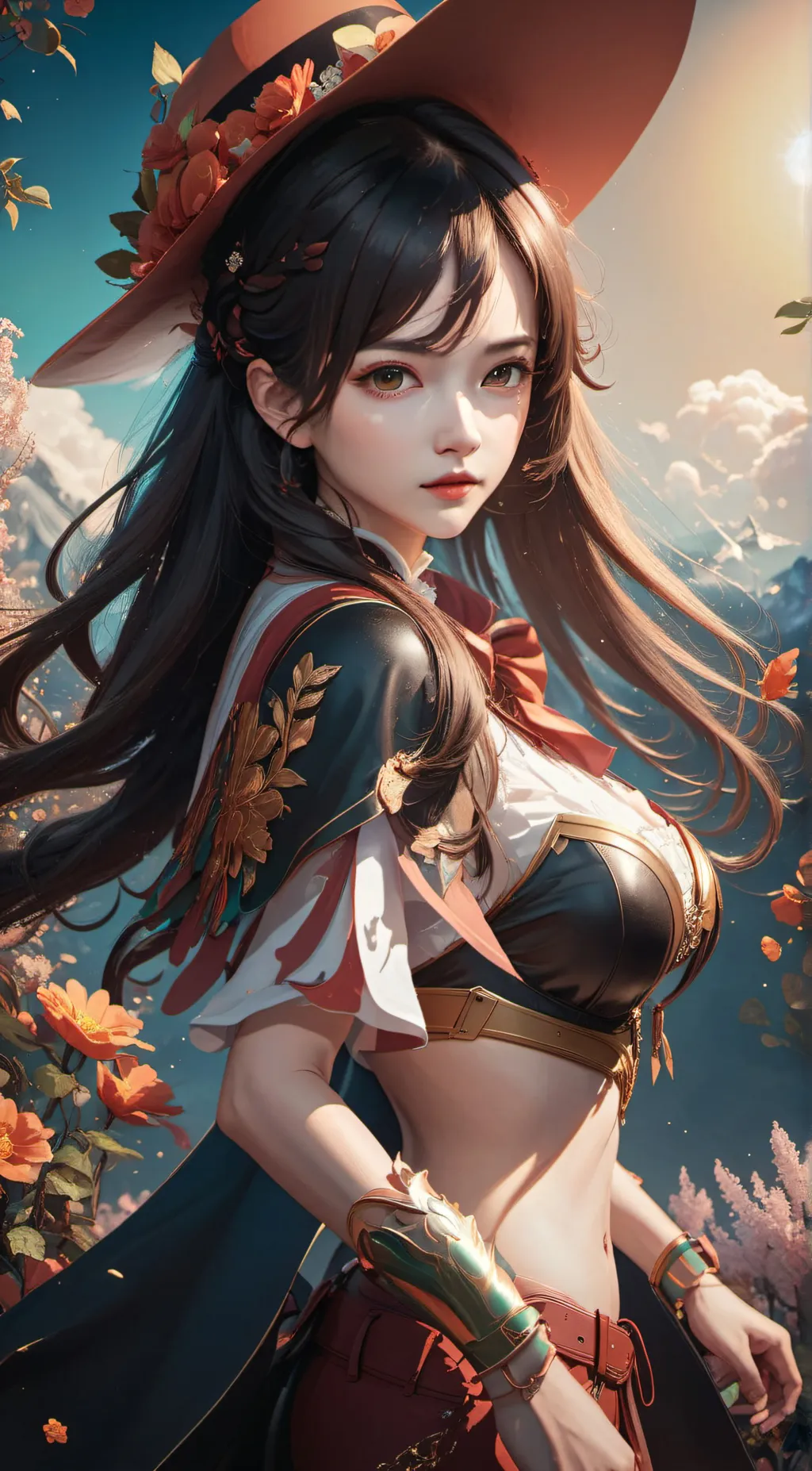 ai character: julie  background