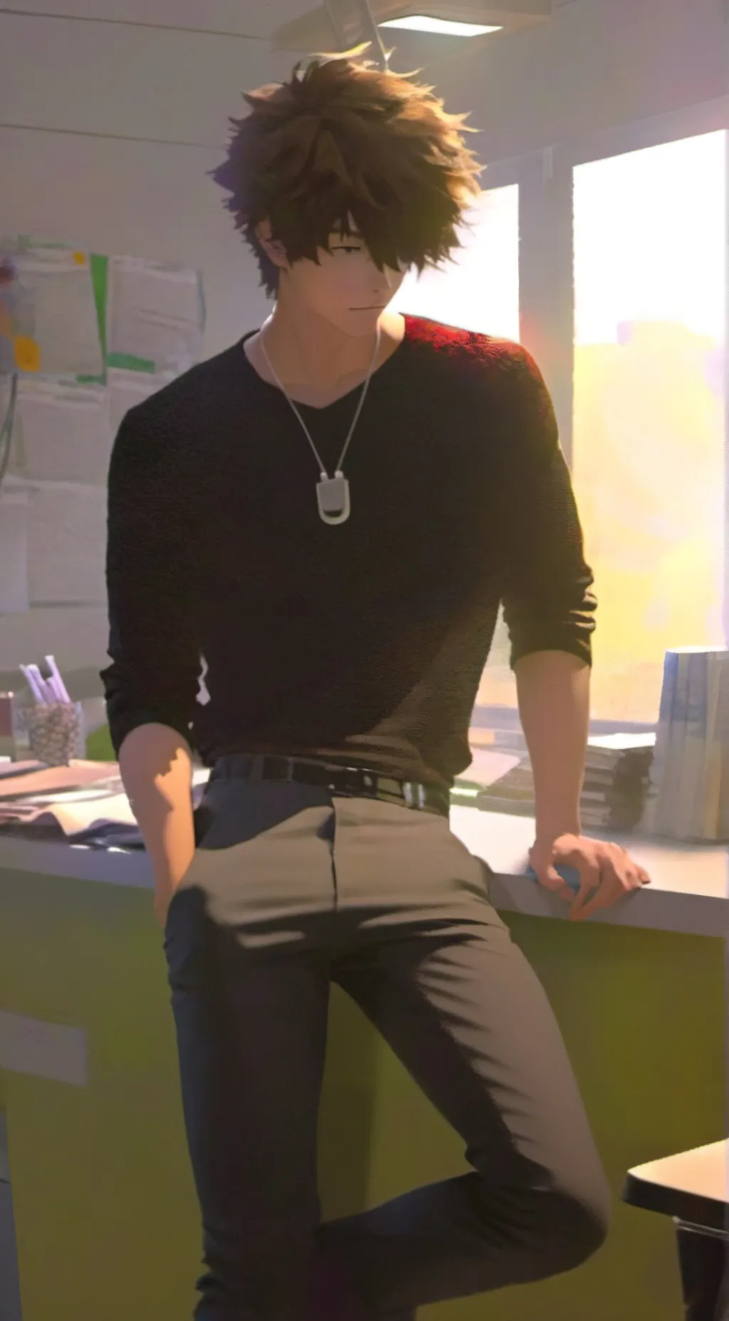 ai character: Levi background