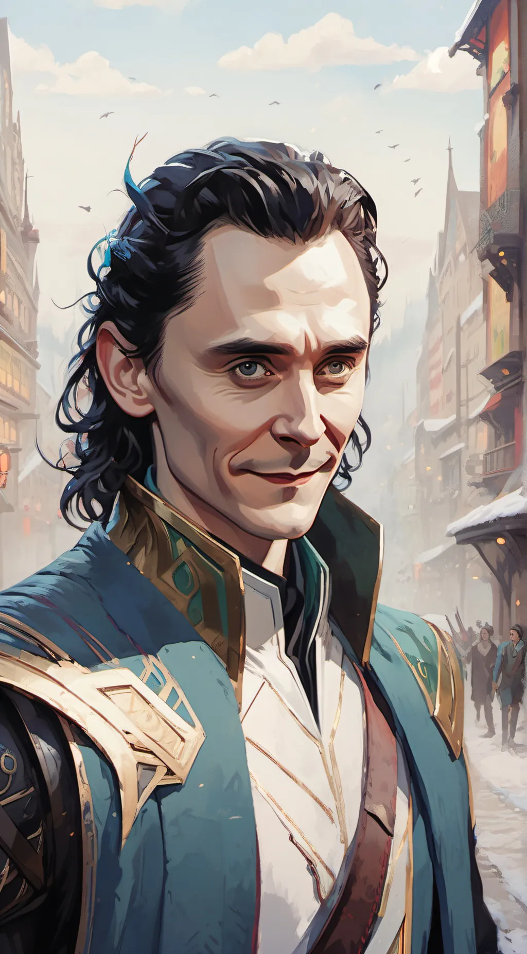 ai character: Loki background