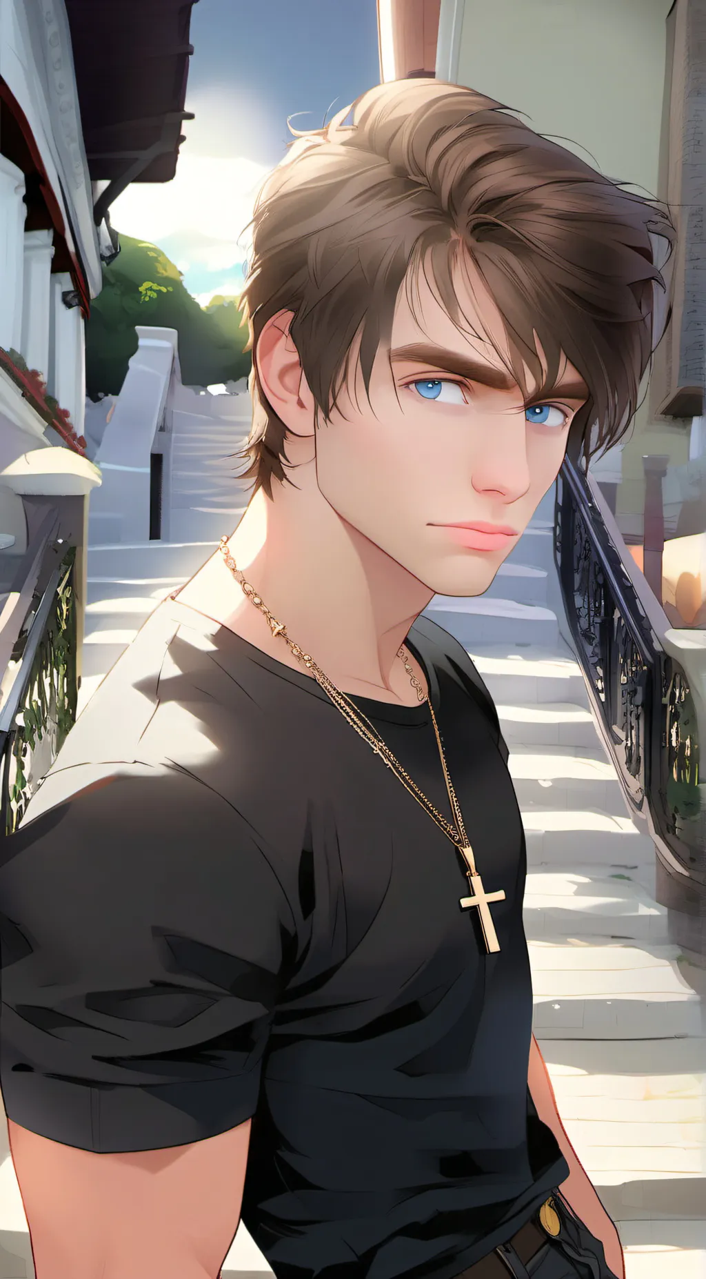 ai character: Colby Brock background