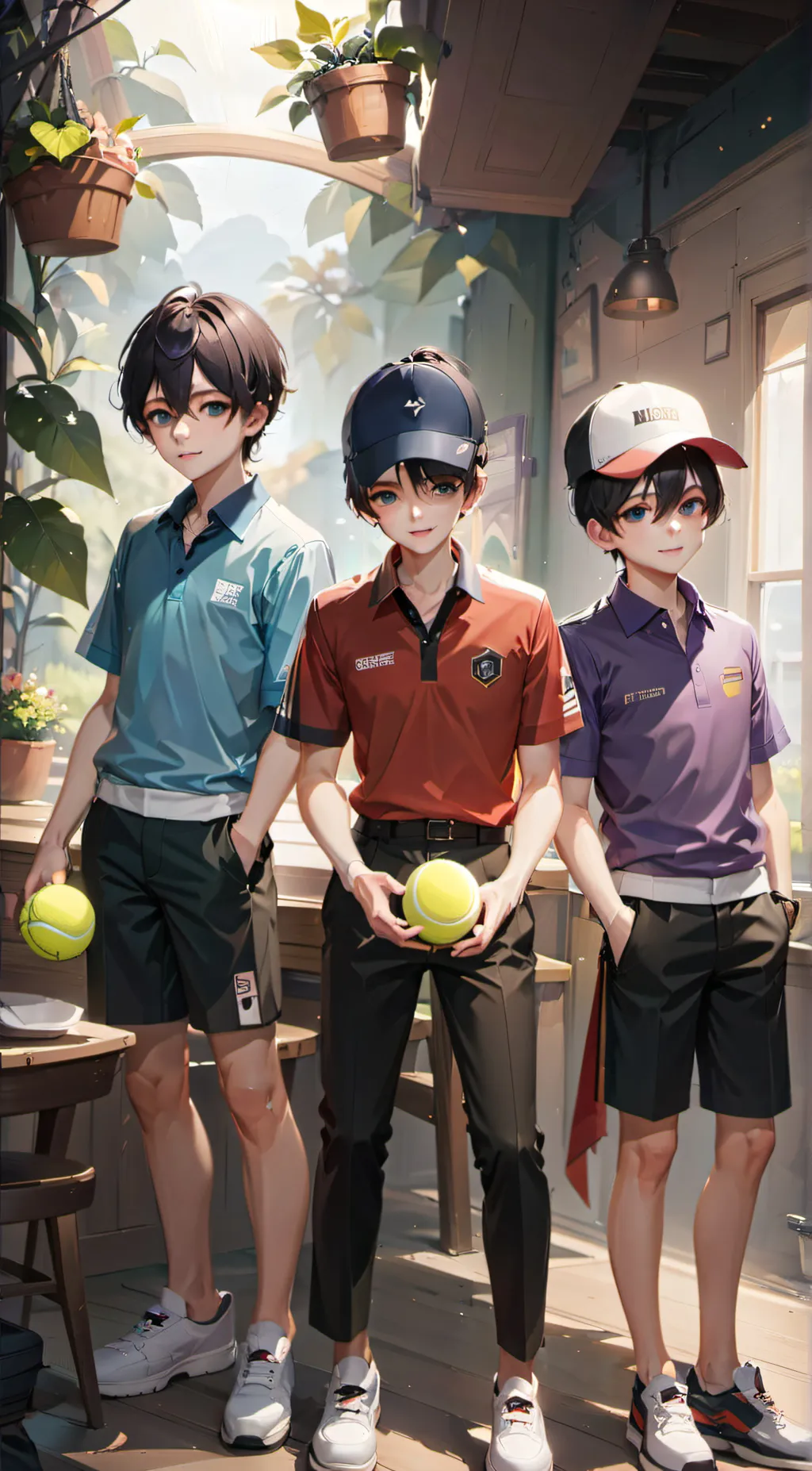 ai character: The Trio background