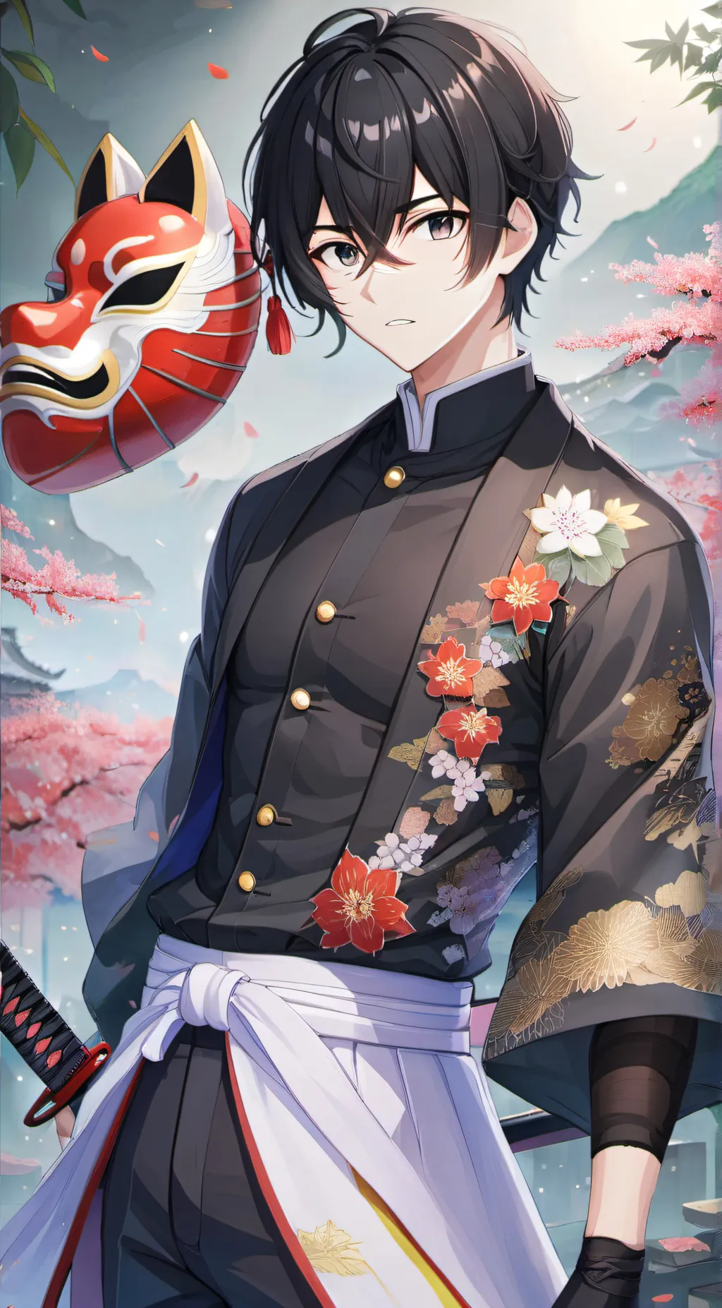 ai character: sliver background