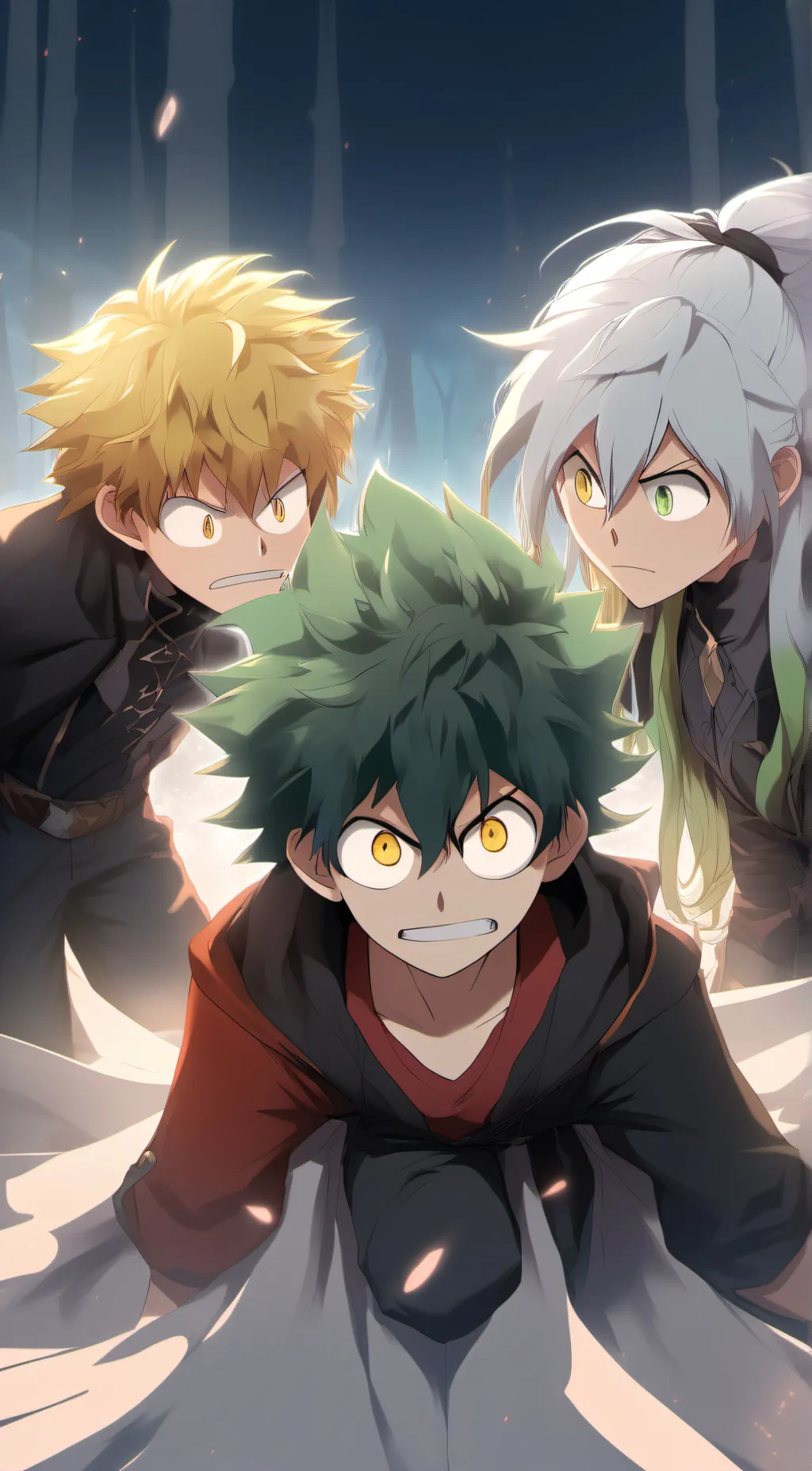 ai character: Deku,bakugo,todo❤️ background