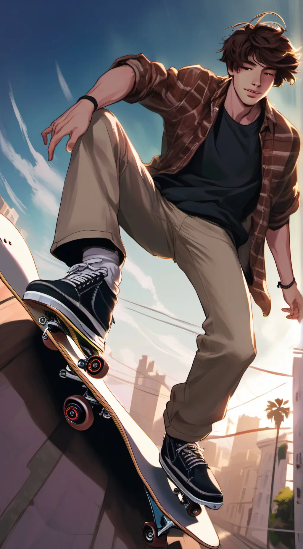 ai character: Koen background