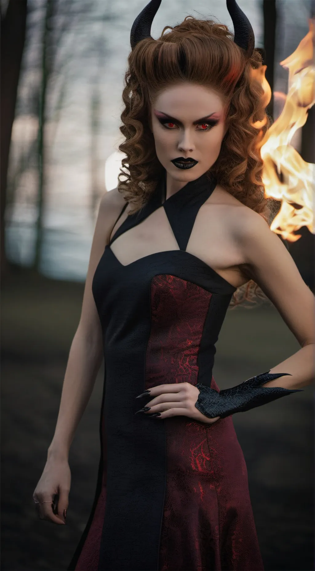 ai character: Darla Brimstone background