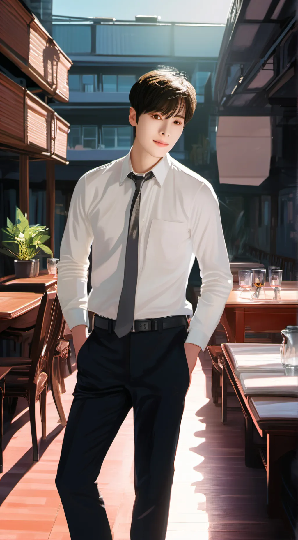 ai character: Eunwoo background