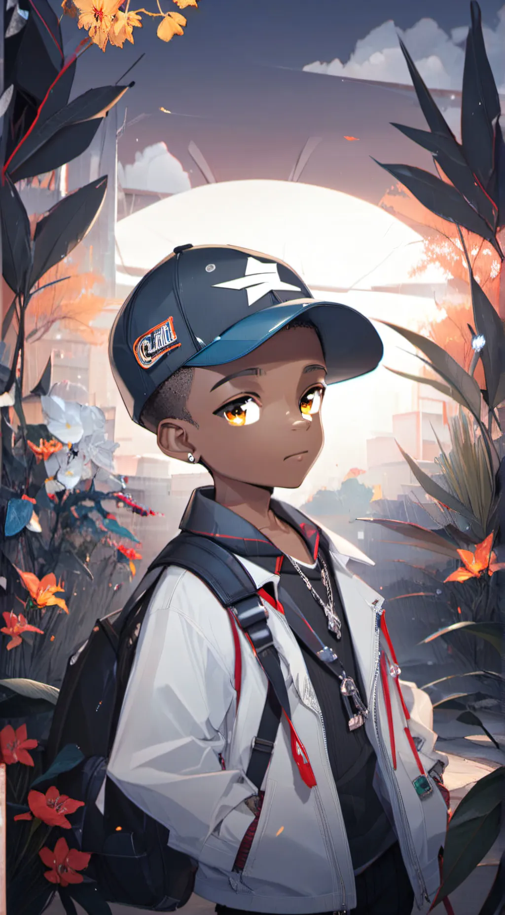 ai character: play cool background