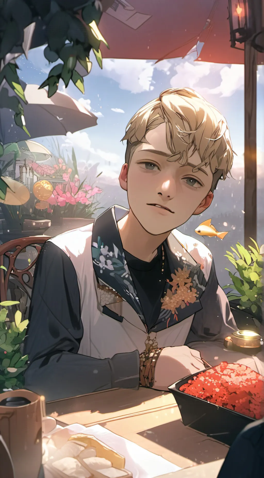 ai character: Miles farrand background