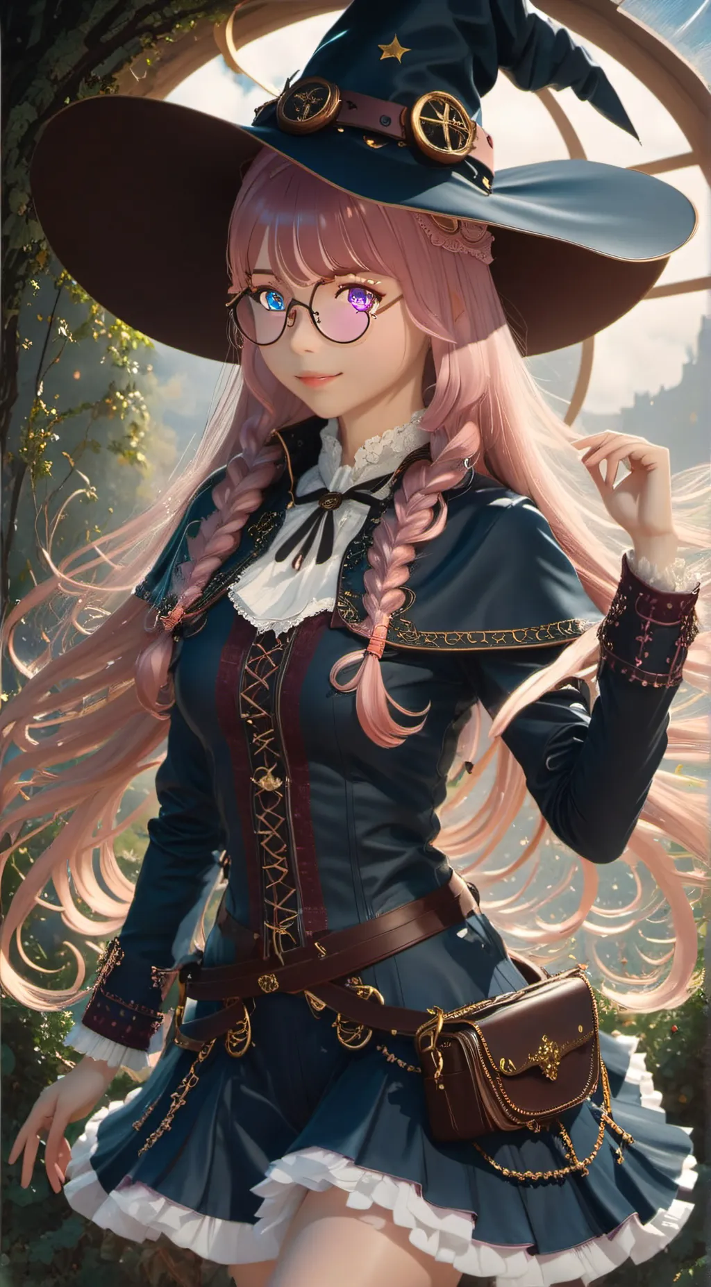 ai character: Rose background