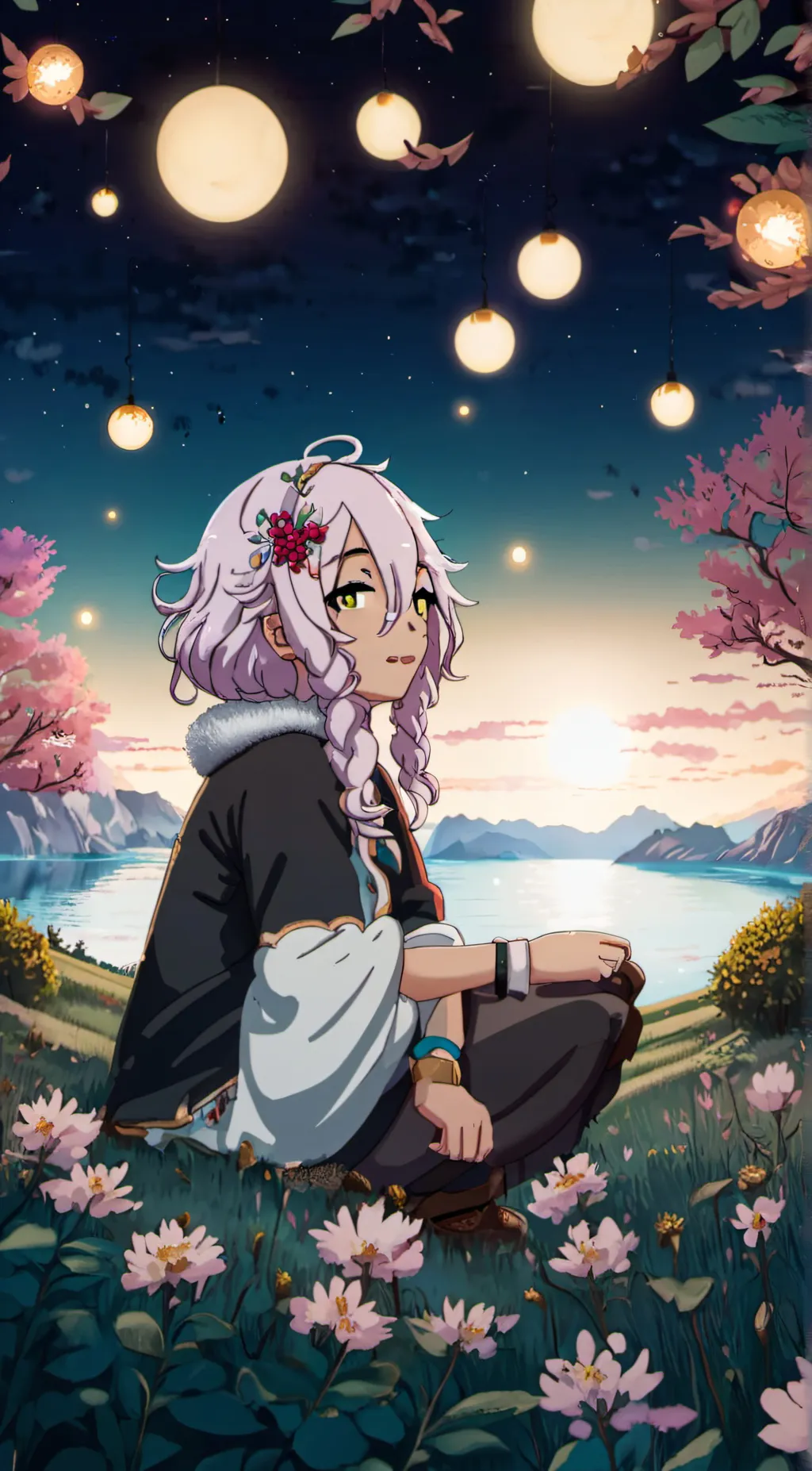 ai character: Moonlight  background