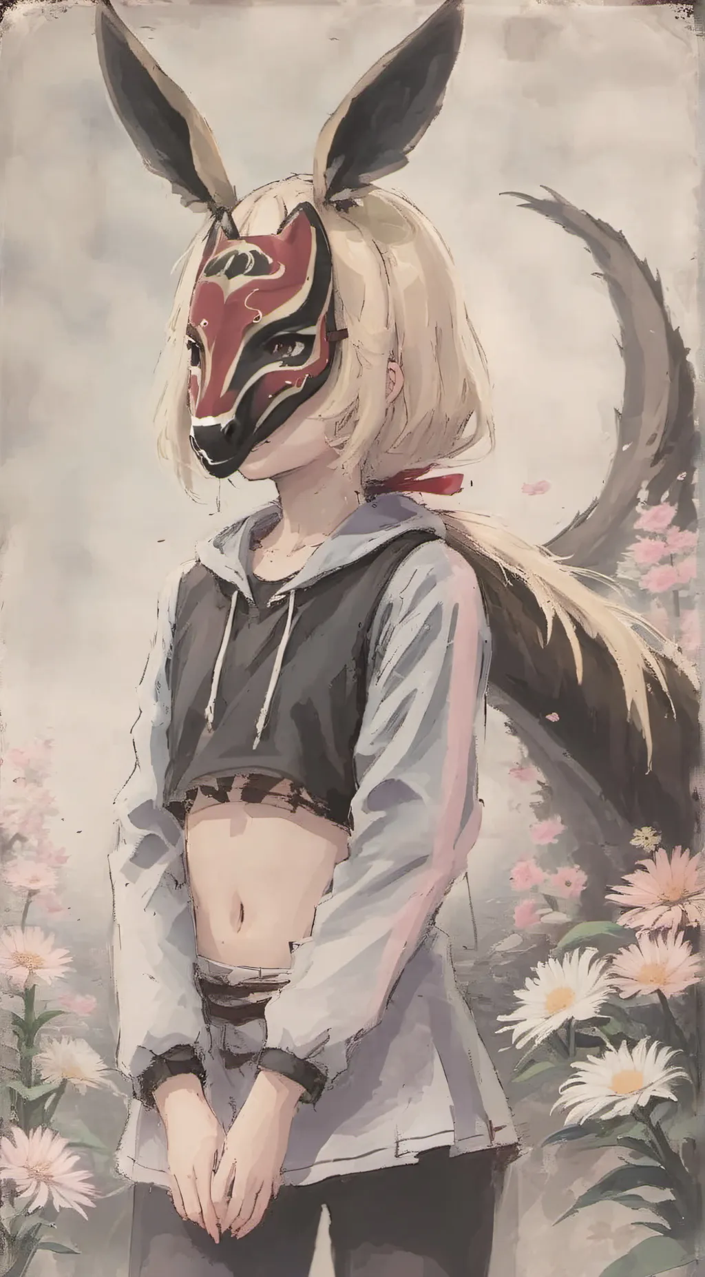 ai character: Luna  background