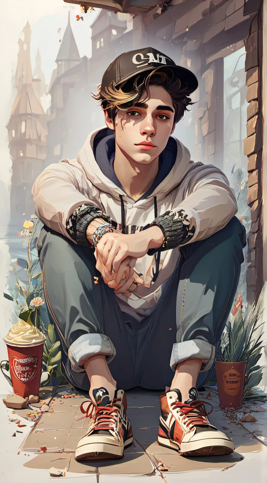 ai character: Evan background