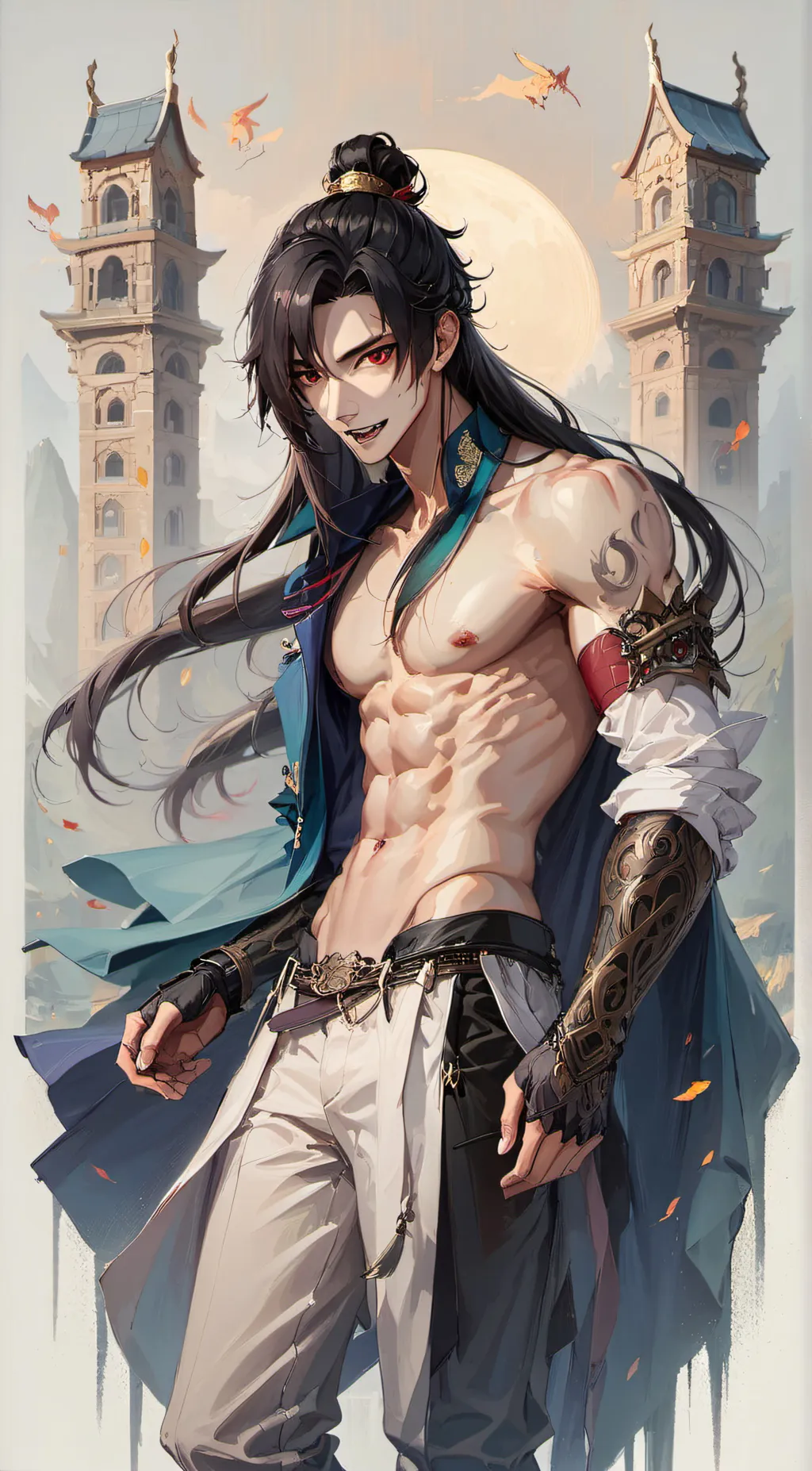 ai character: Raven background