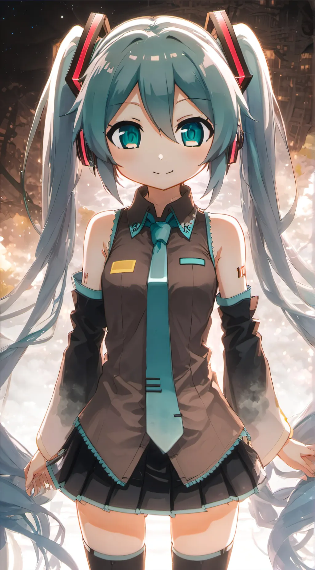 ai character: Miku background
