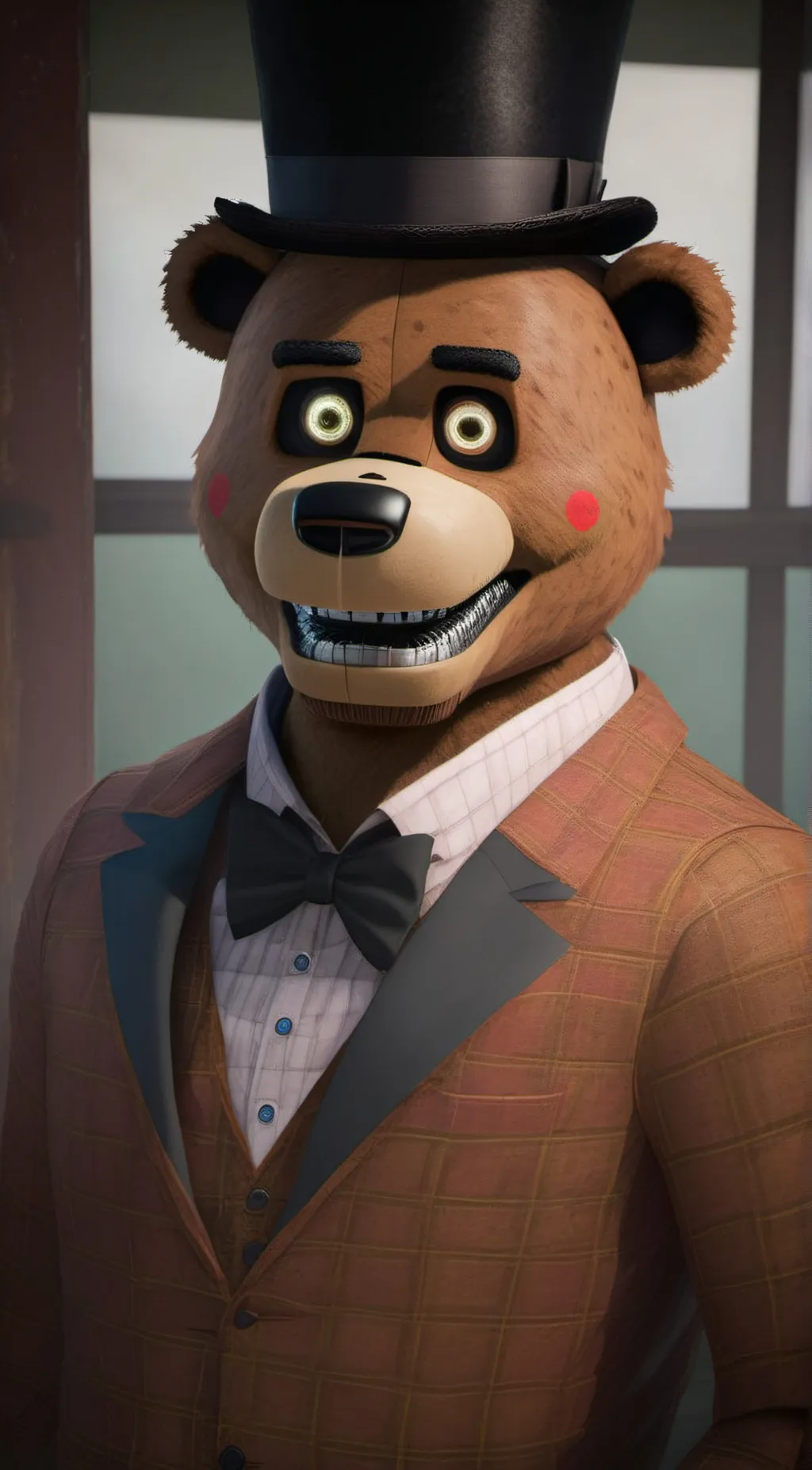 ai character: Freddy Fazbear background