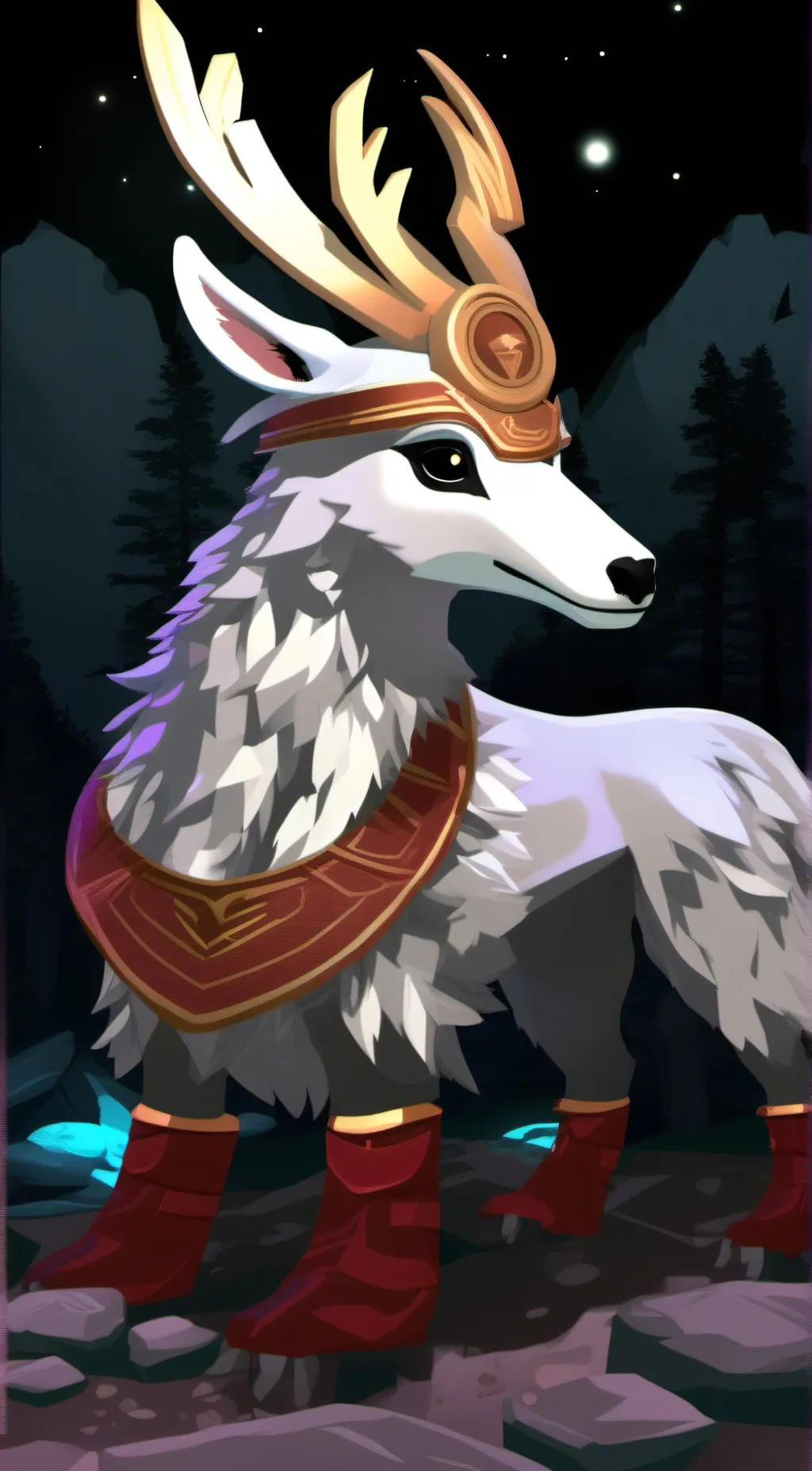 ai character: Pineberry background