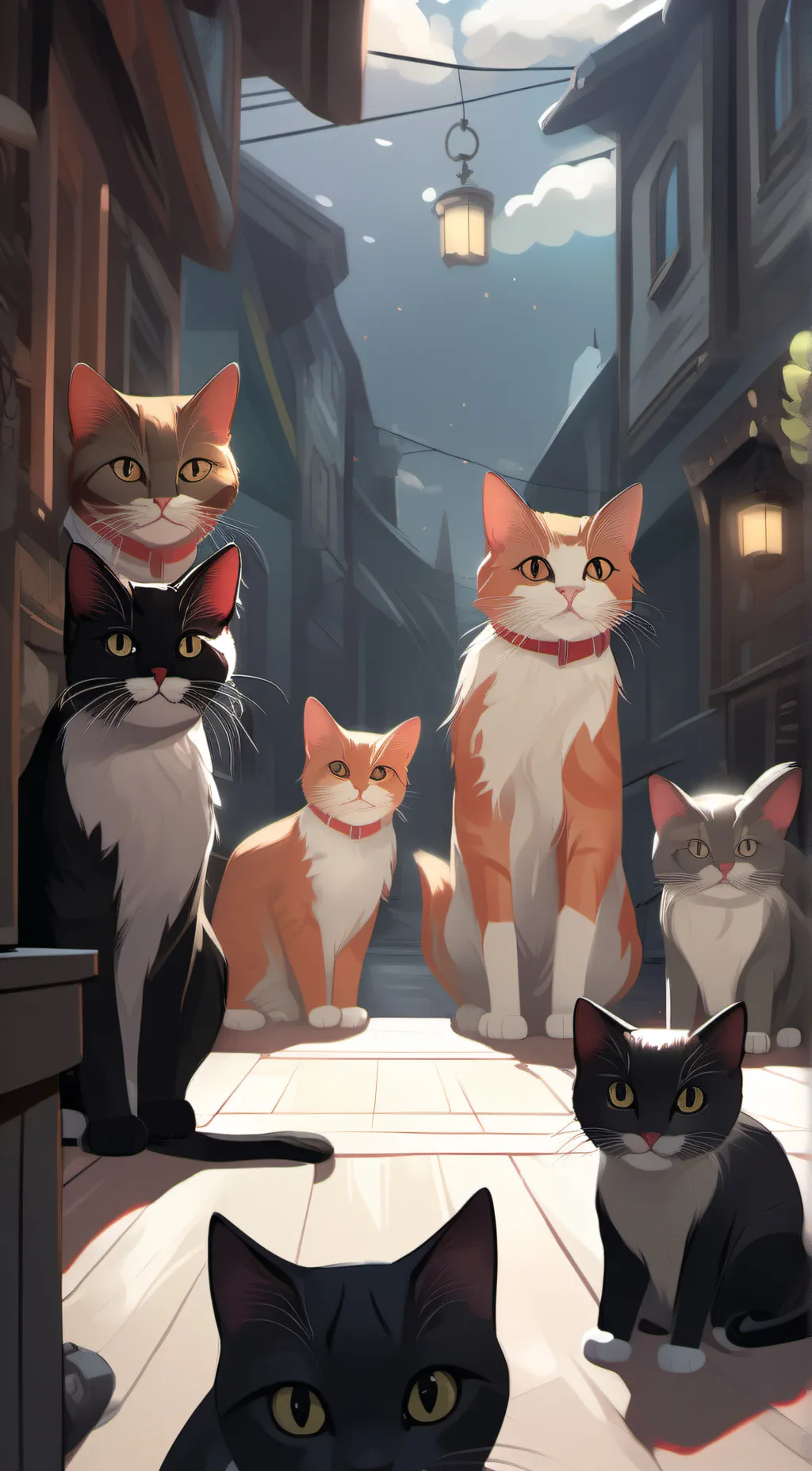 ai character: Kit,fred,ect background