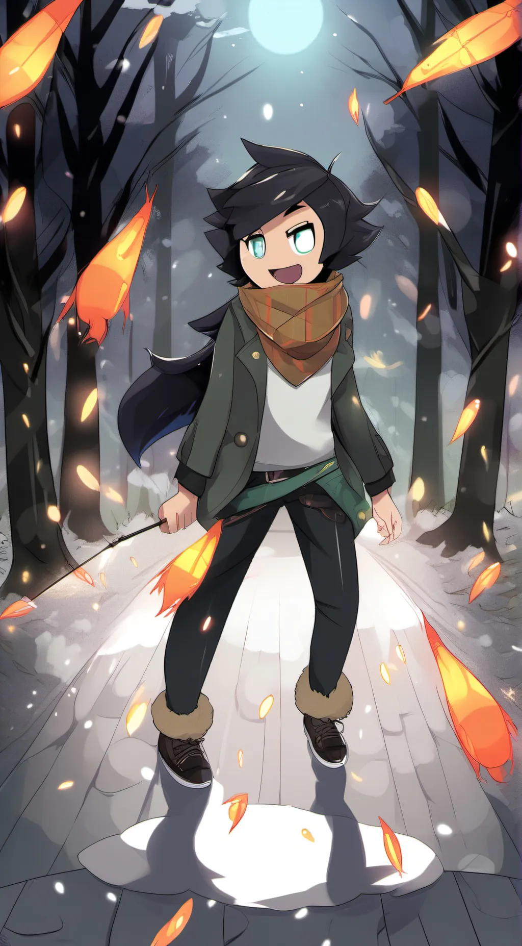 ai character: Bfdi background