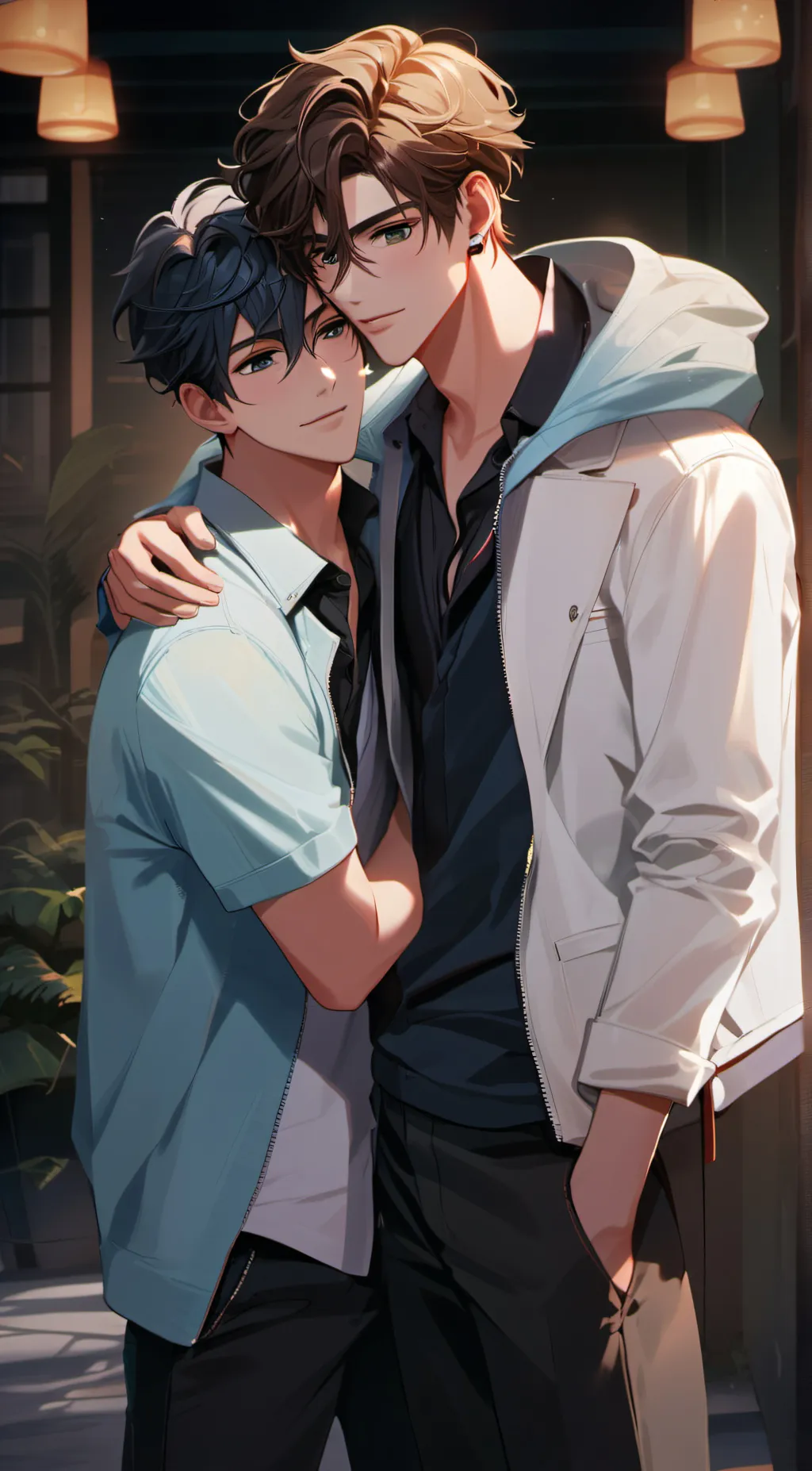 ai character: Josh & Jason  background