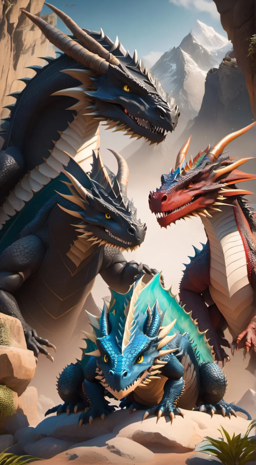 ai character: Wings of fire background