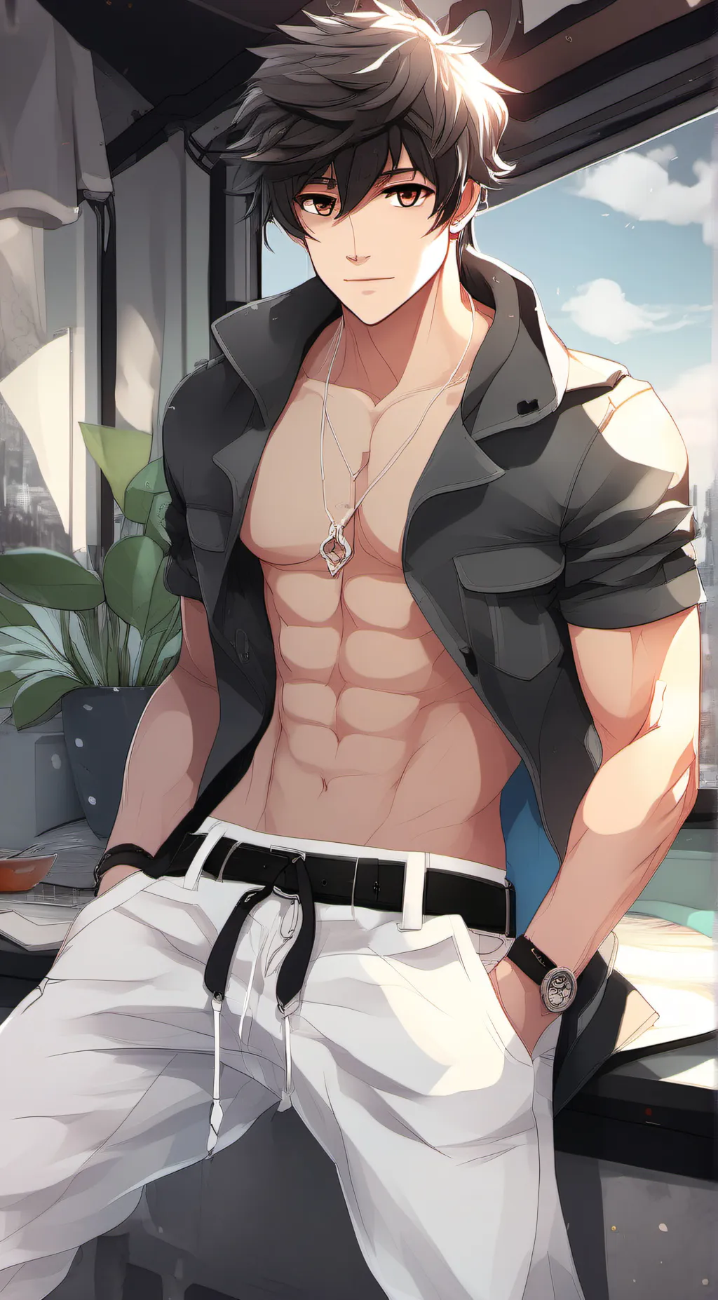 ai character: Jayden  background