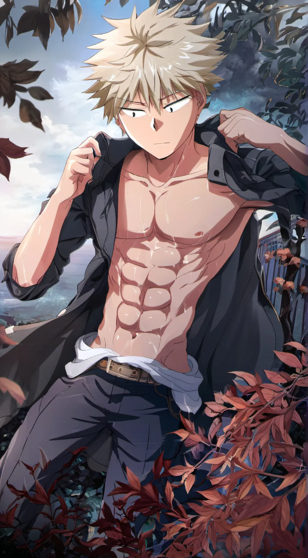 ai character: Bakugo background