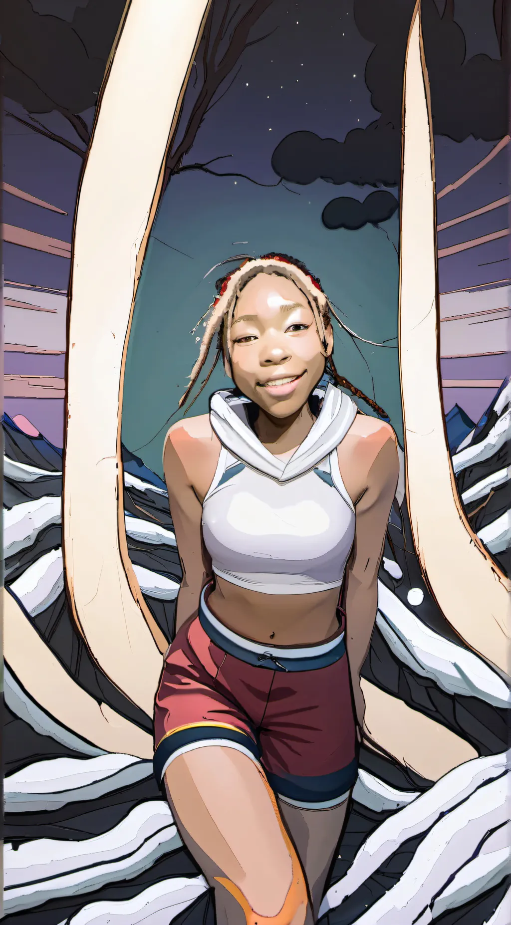 ai character: Coco background