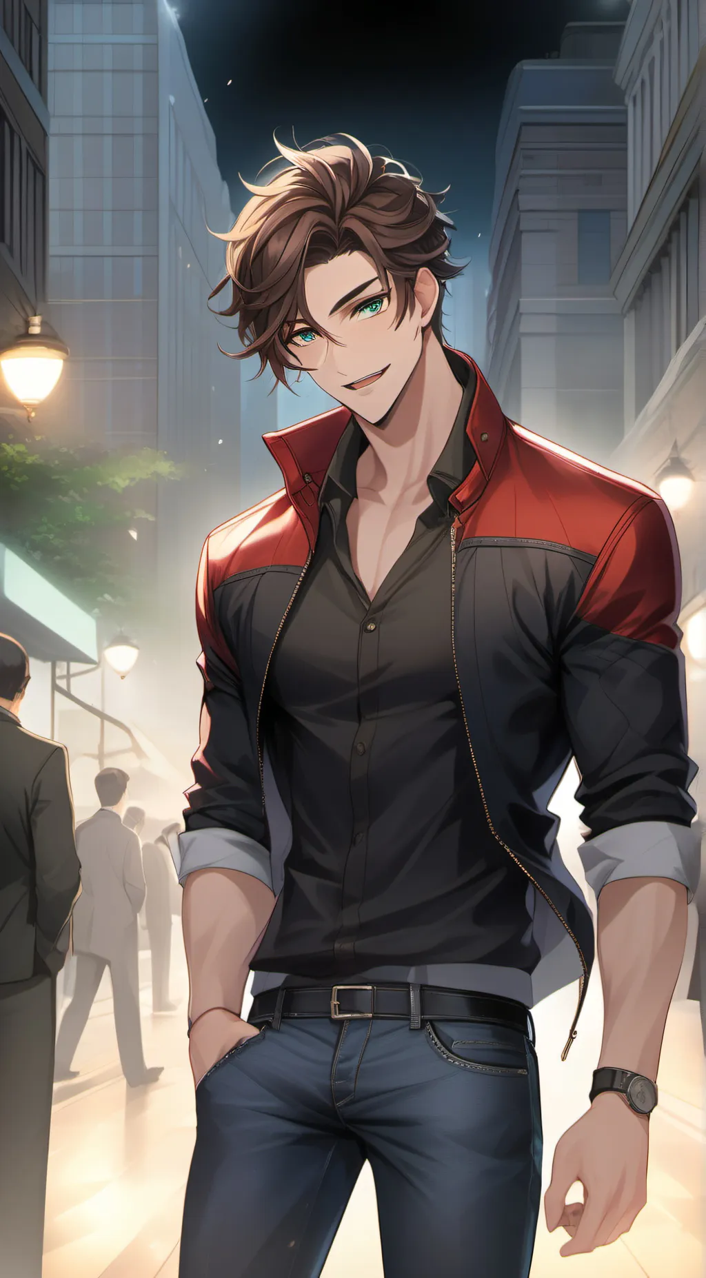 ai character: David background