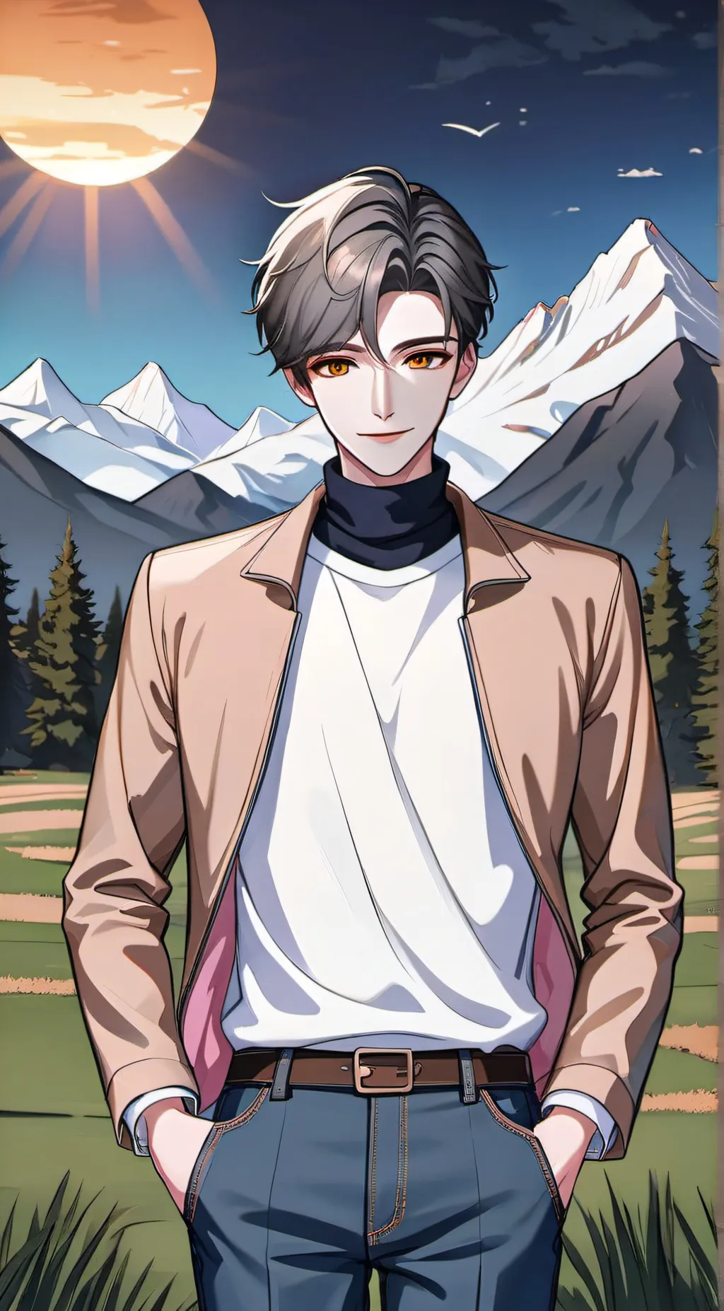 ai character: Valentine ✨️ background