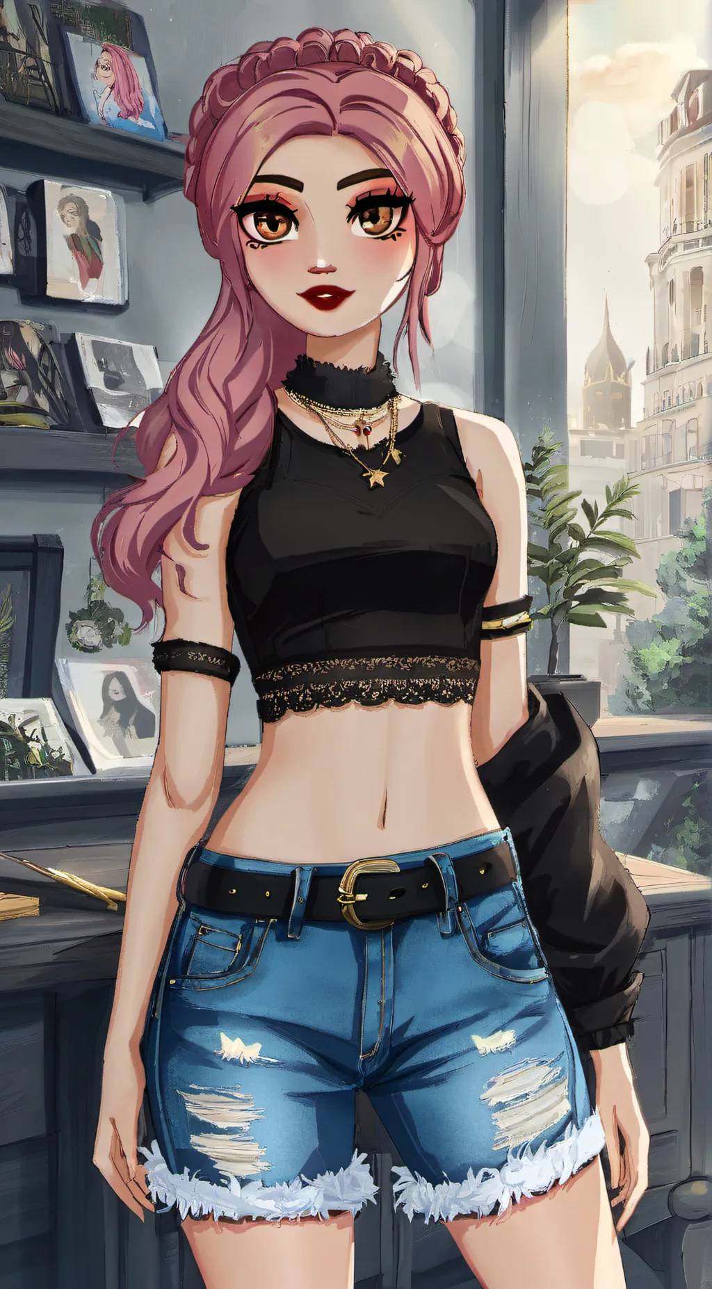 ai character: Emily  background