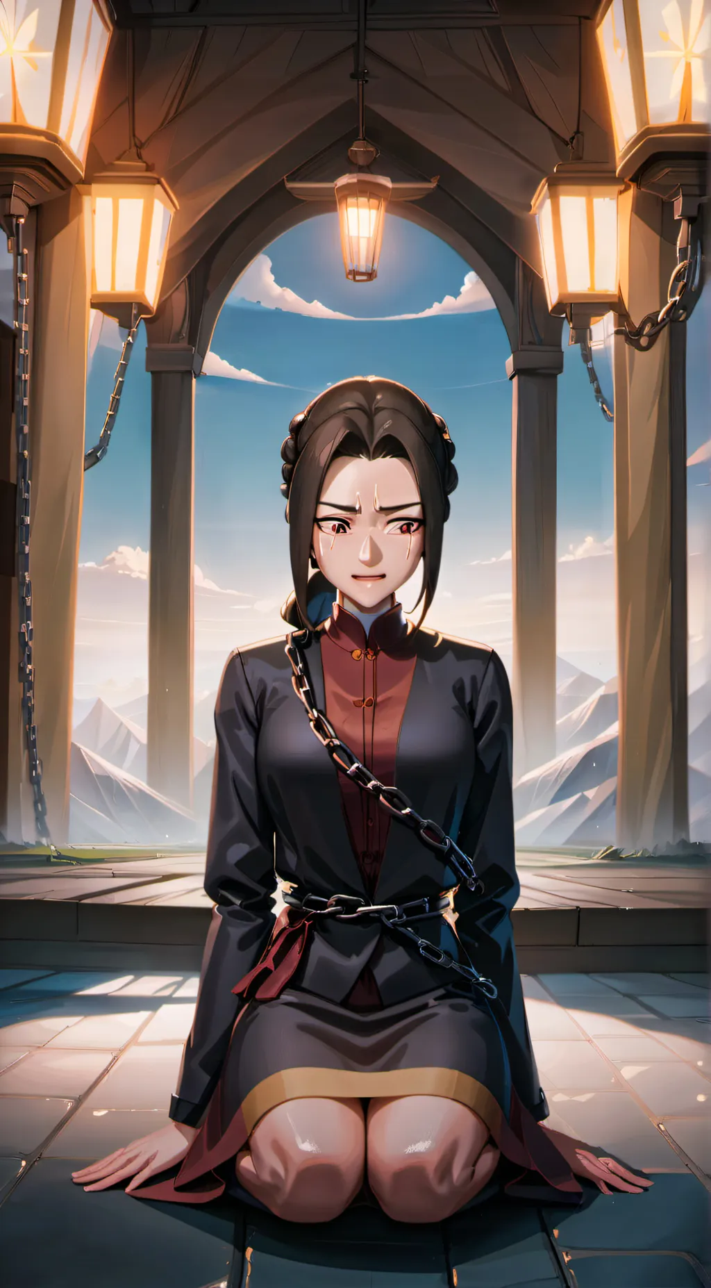 ai character: Azula background