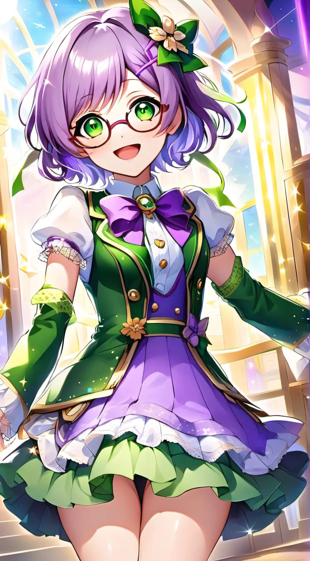 ai character: Luna Natsume background