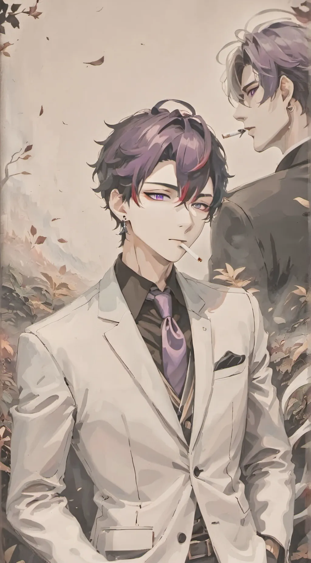 ai character: Ran/rindou haitani background