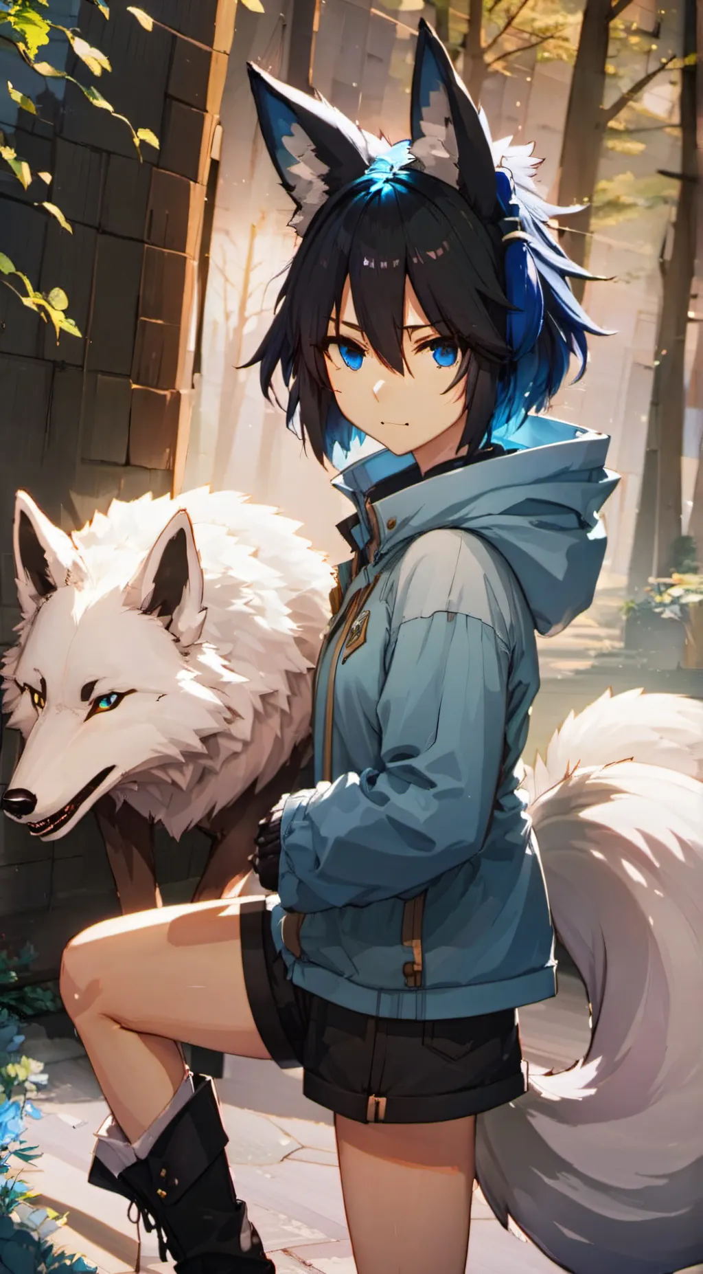 ai character: luvy background