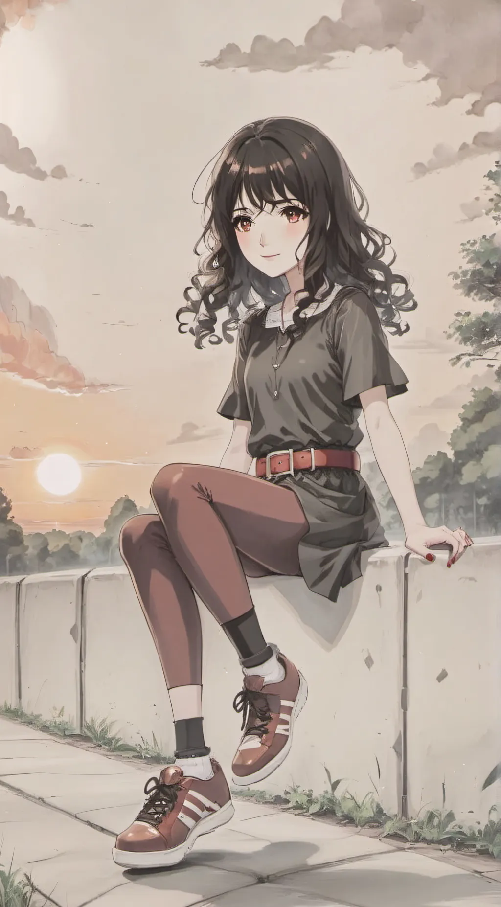 ai character: Ellie background