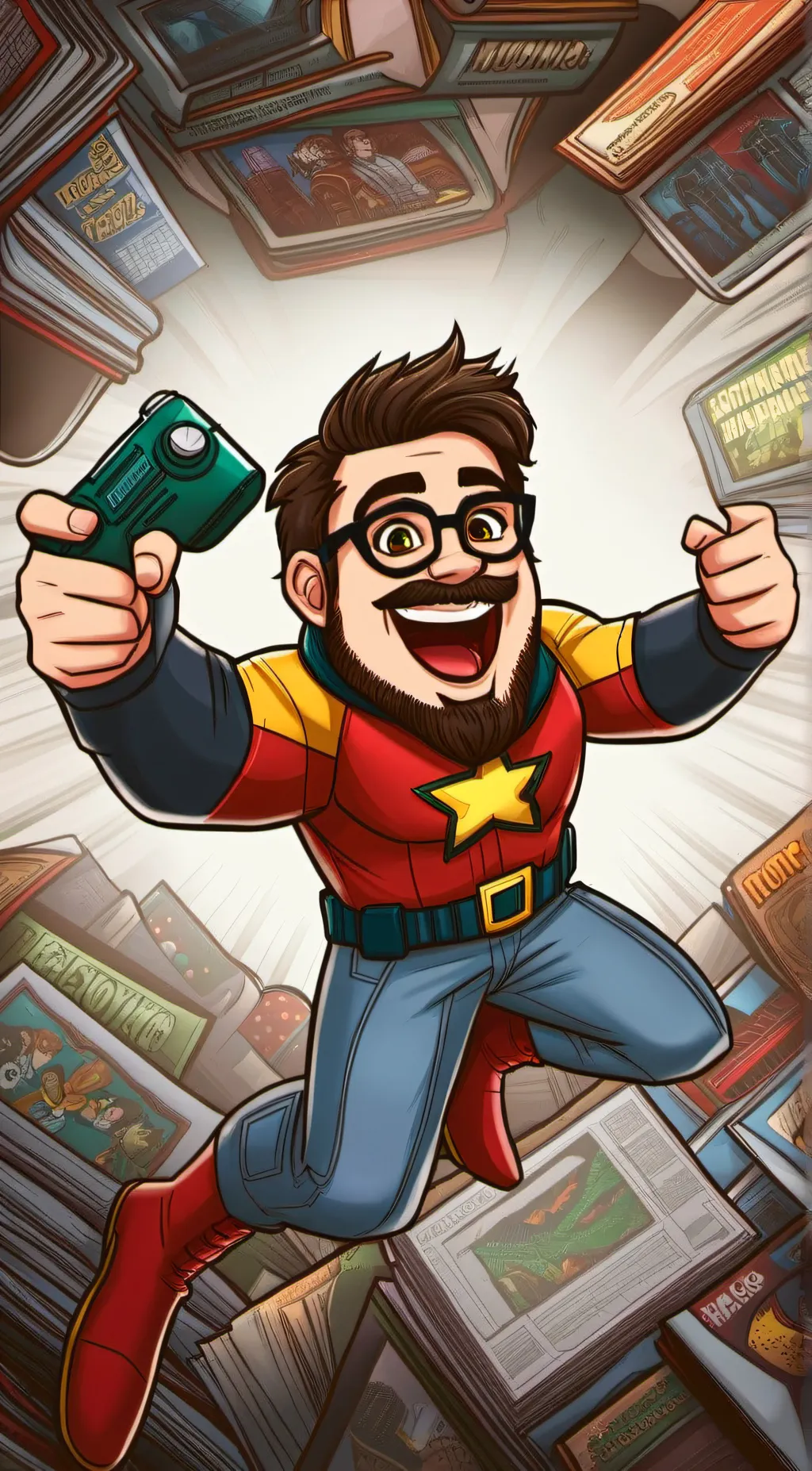 ai character: NerdVibe background