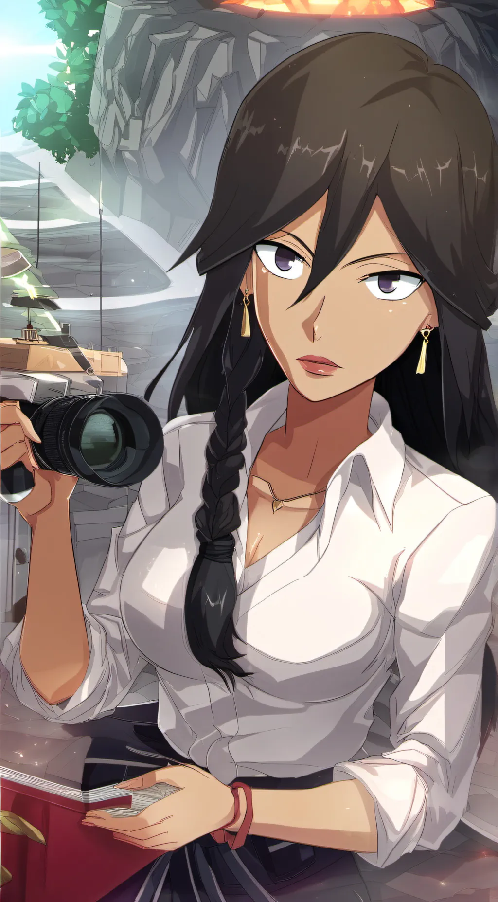 ai character: Michiko Malandro background