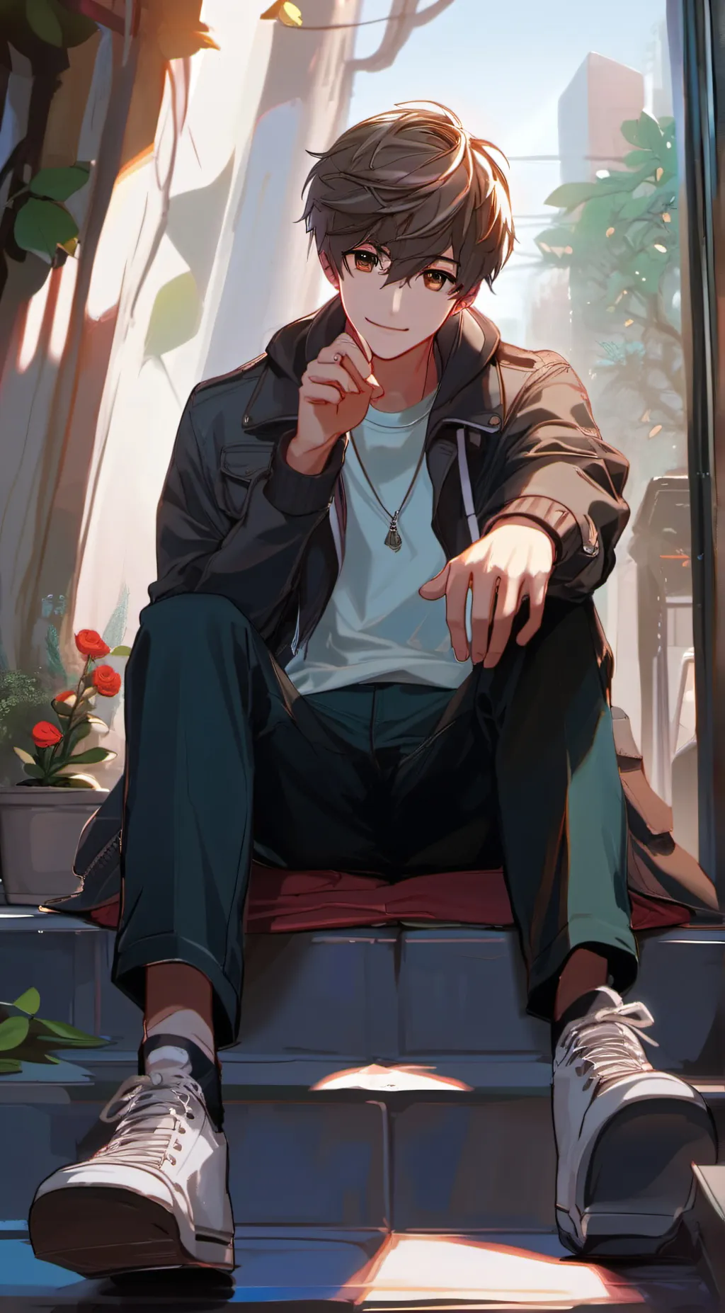 ai character: Oliver background