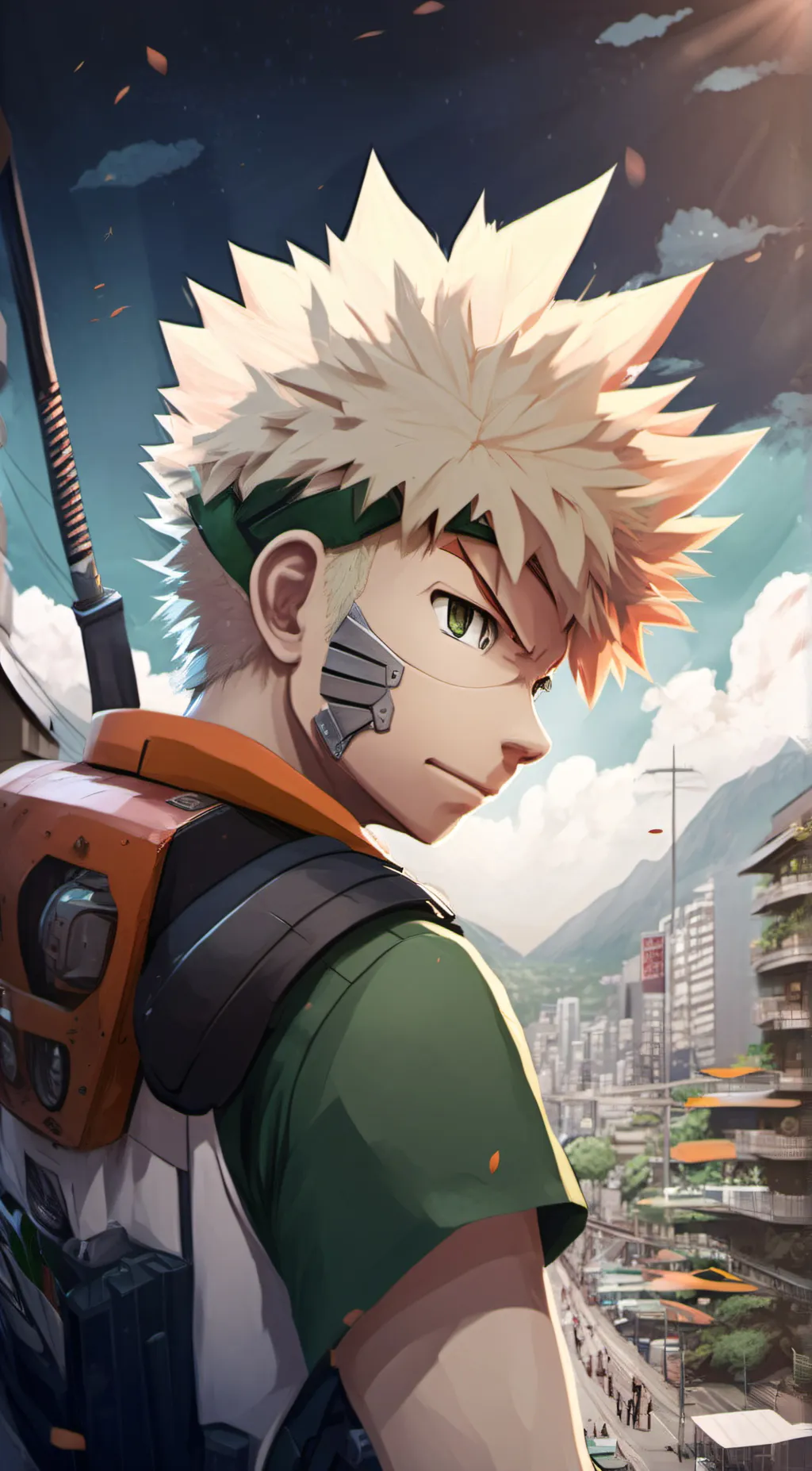ai character: Bakugou background