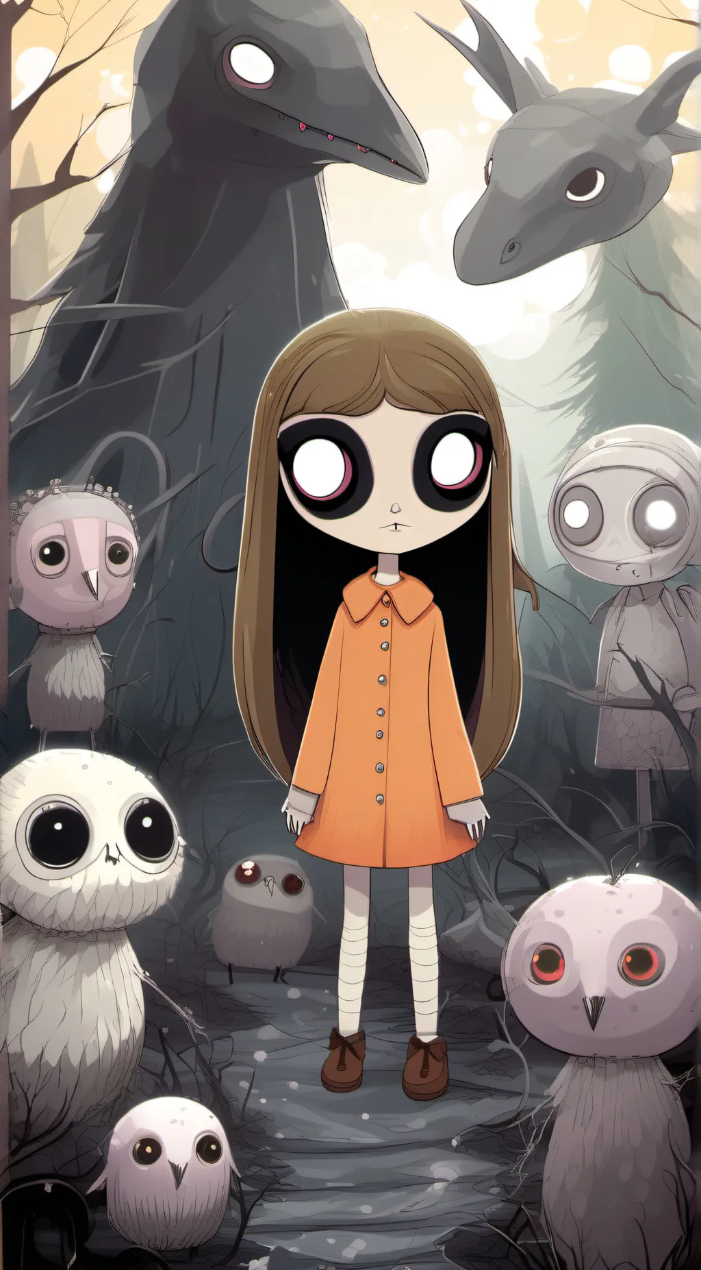 ai character: lucy background