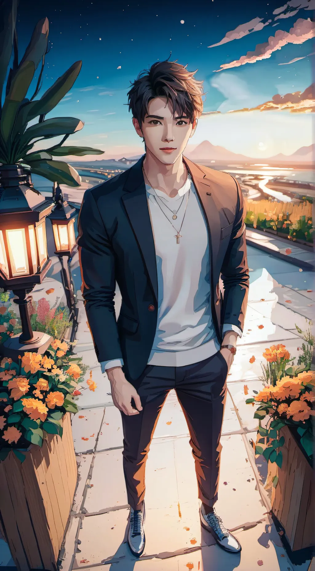 ai character: David background