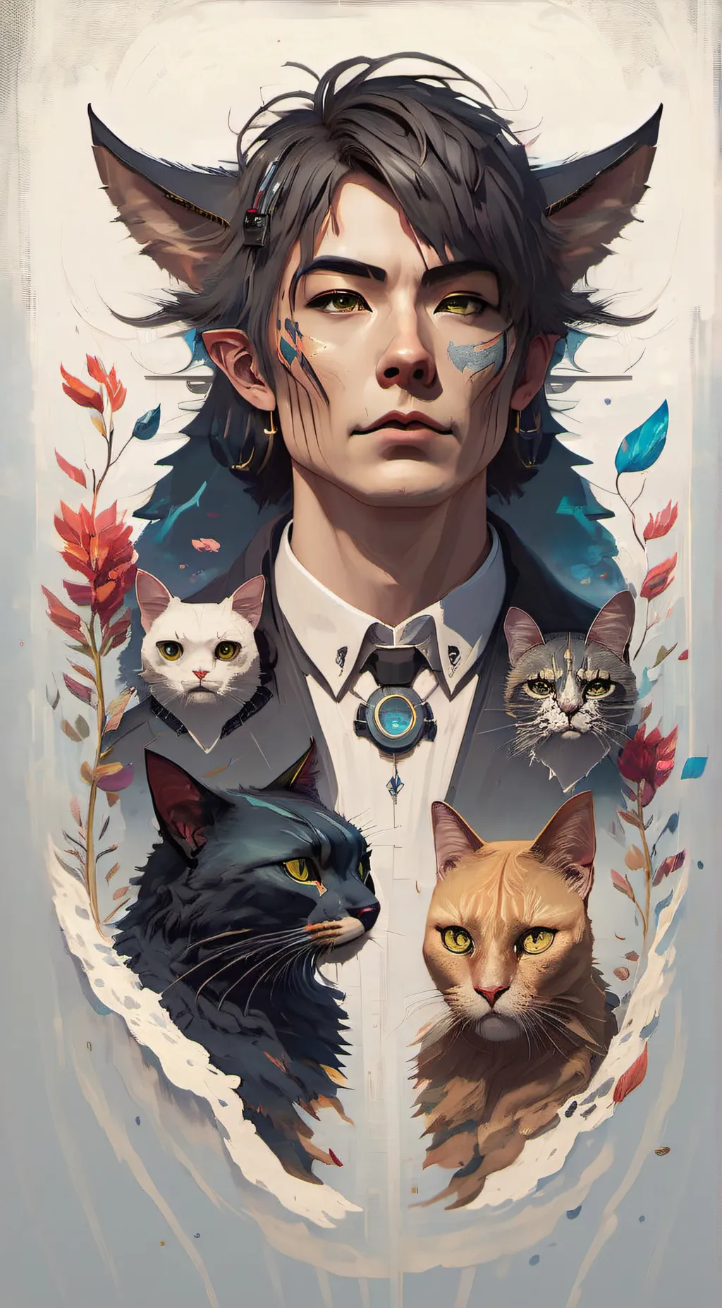 ai character: Zach background