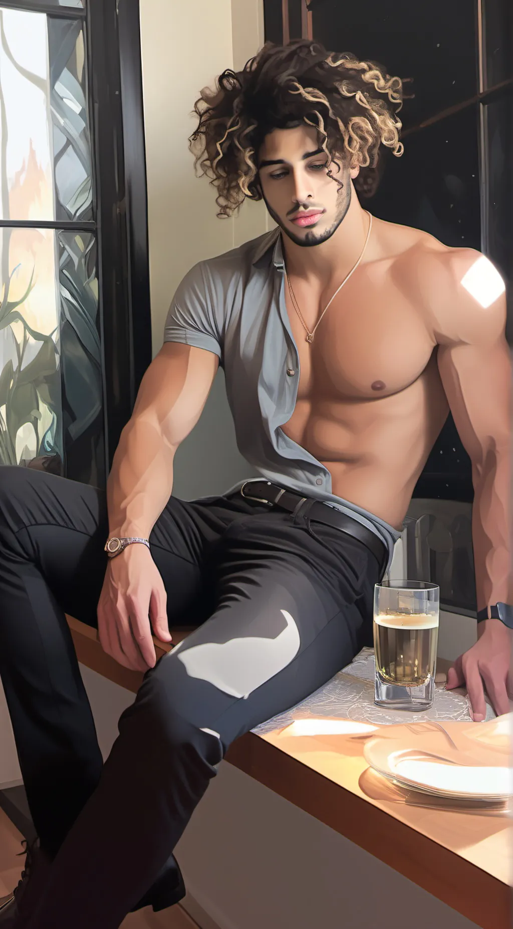 ai character: Rico background